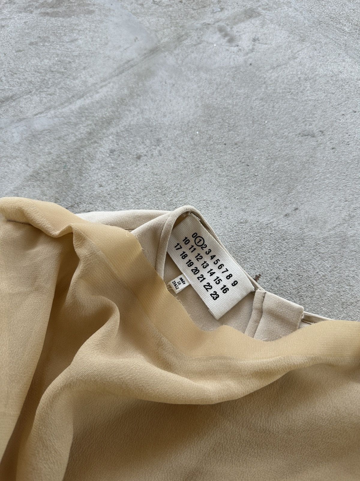 Maison Margiela Maison Martin Margiela SS2013 Beige Draped Dress Women’s S Size S / US 4 / IT 40 - 4 Thumbnail