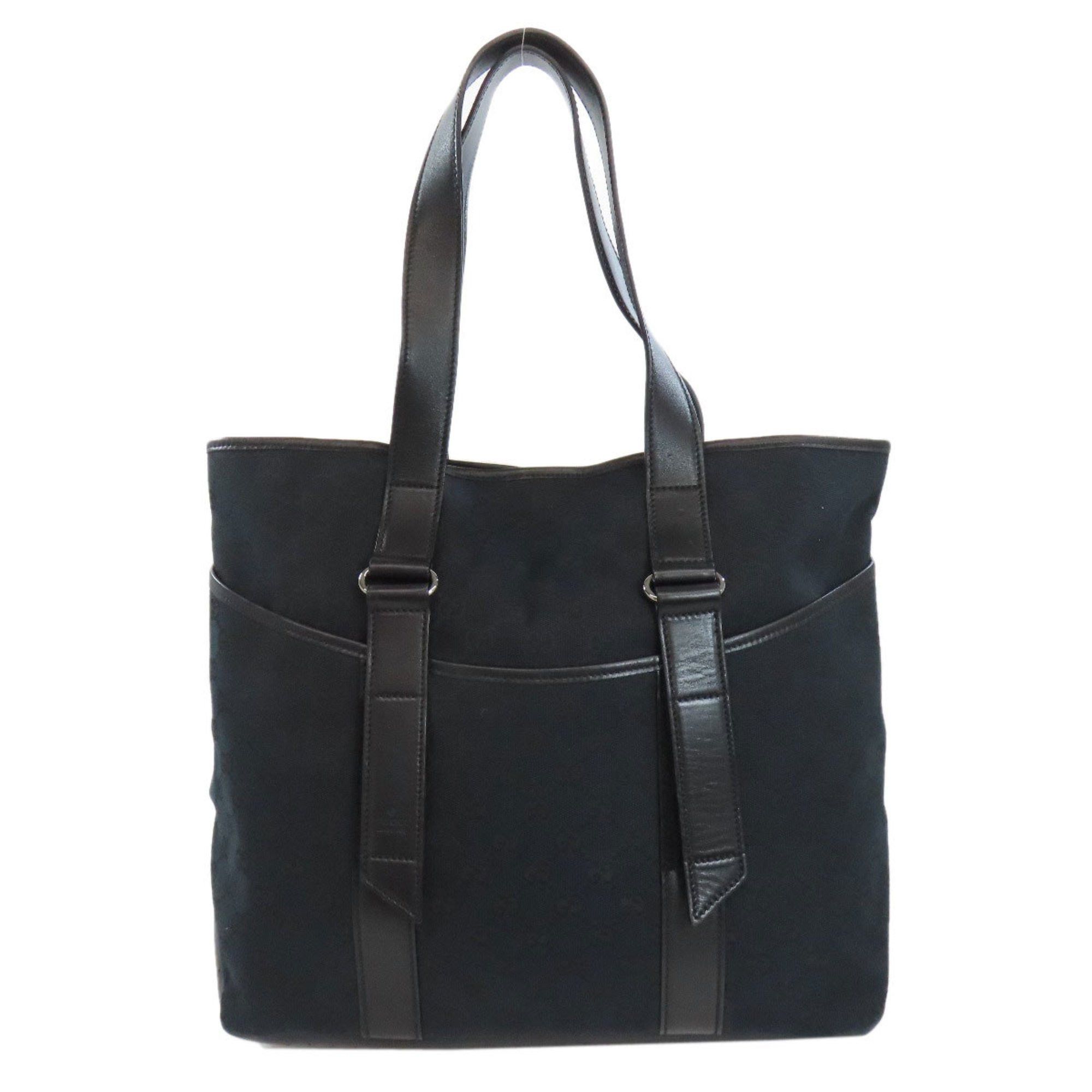 Gucci 145971 GG Pattern Tote Bag Canvas Women's Gucci in Black