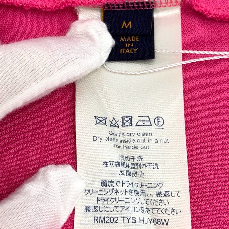 Louis Vuitton Louis Vuitton Rose red logo cut embroidery round neck shor Size US M / EU 48-50 / 2 - 8 Thumbnail