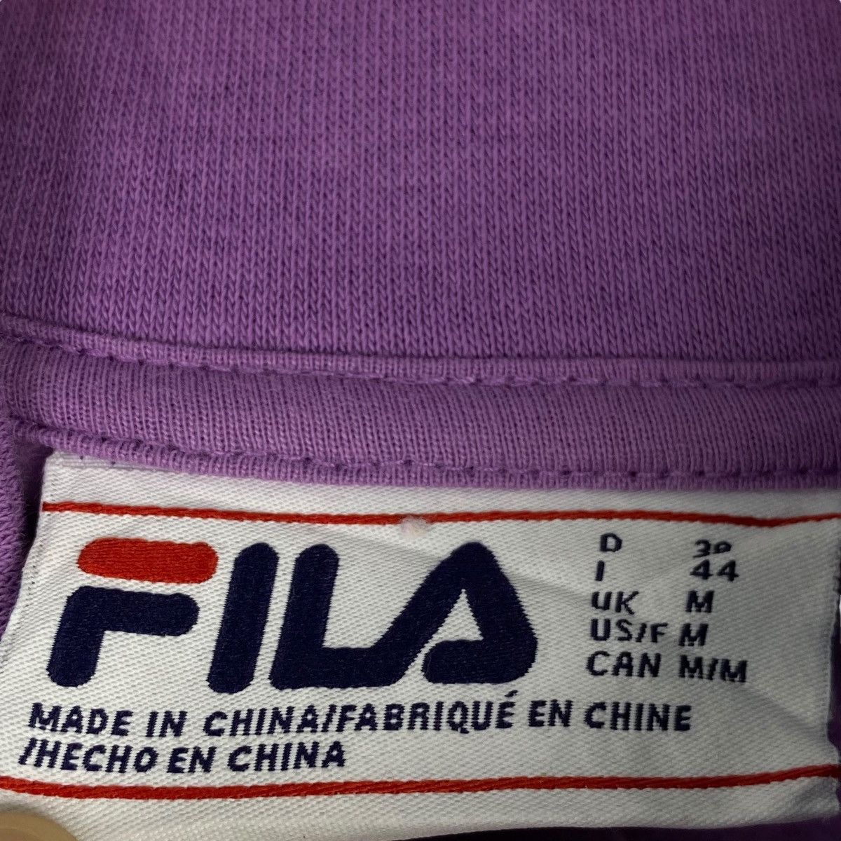Fila × Vintage Vintage Fila Small Embroidered Logo Quater Zip Turtleneck Size M / US 6-8 / IT 42-44 - 5 Thumbnail