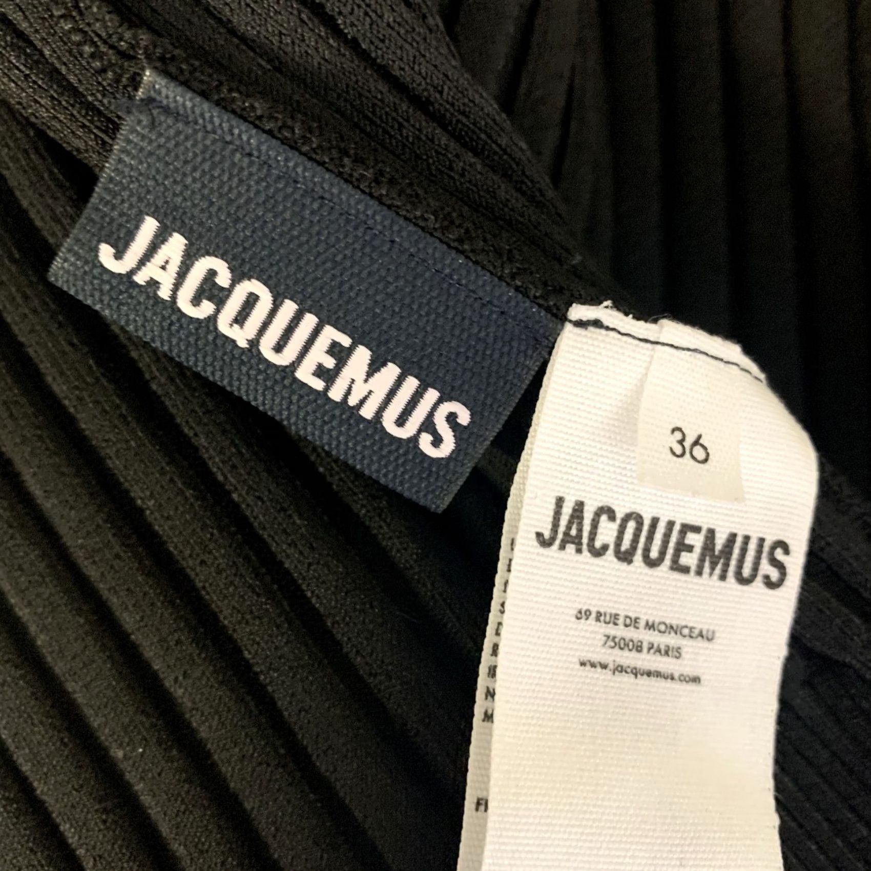 Jacquemus JACQUEMUS Casual Top Size 2 Black Long Sleeve Viscose / Polyamide Size XS / US 0-2 / IT 36-38 - 5 Thumbnail