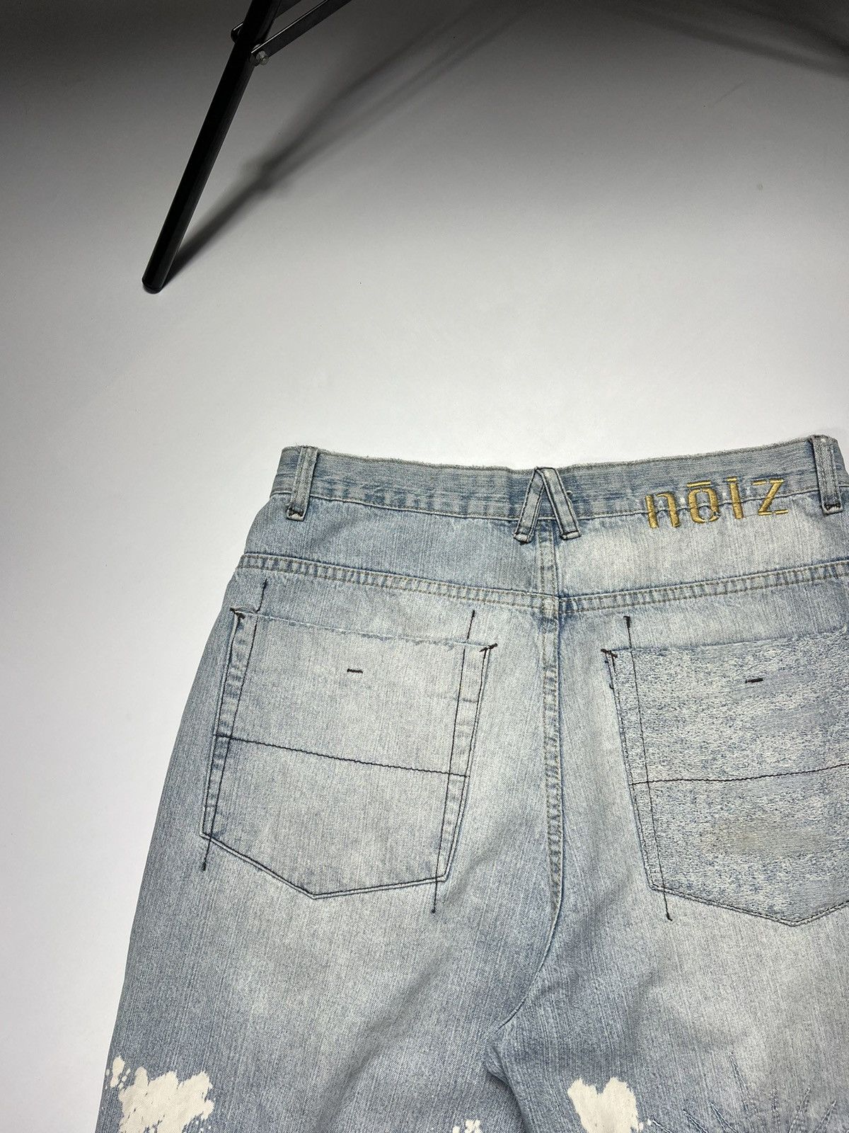 Vintage Vintage Noize Jeans Baggy Distressed Denim Shorts Size US 34 / EU 50 - 16 Thumbnail