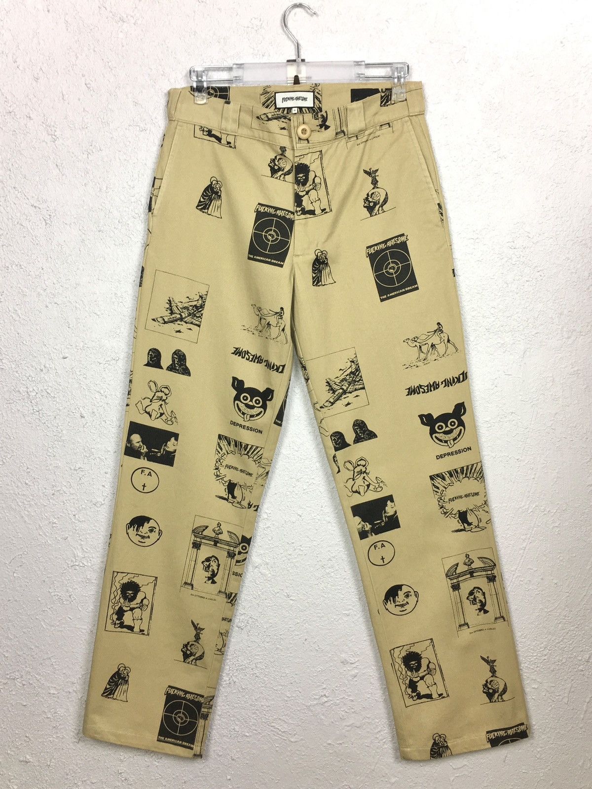 Fucking Awesome trousers FUCKING AWESOME Cut Outs Work Pants y2k vintage fa Size US 32 / EU 48 - 1 Thumbnail