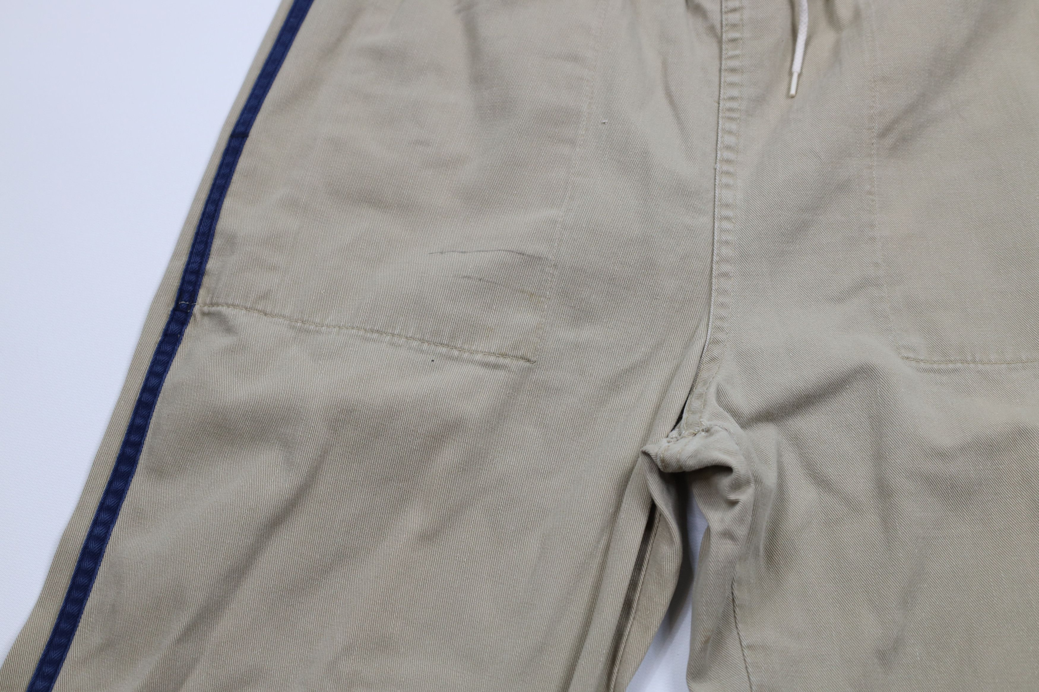 Nike × Vintage Vintage 80s 90s Nike Mini Swoosh Striped Pants Cotton USA Size US 34 / EU 50 - 6 Thumbnail
