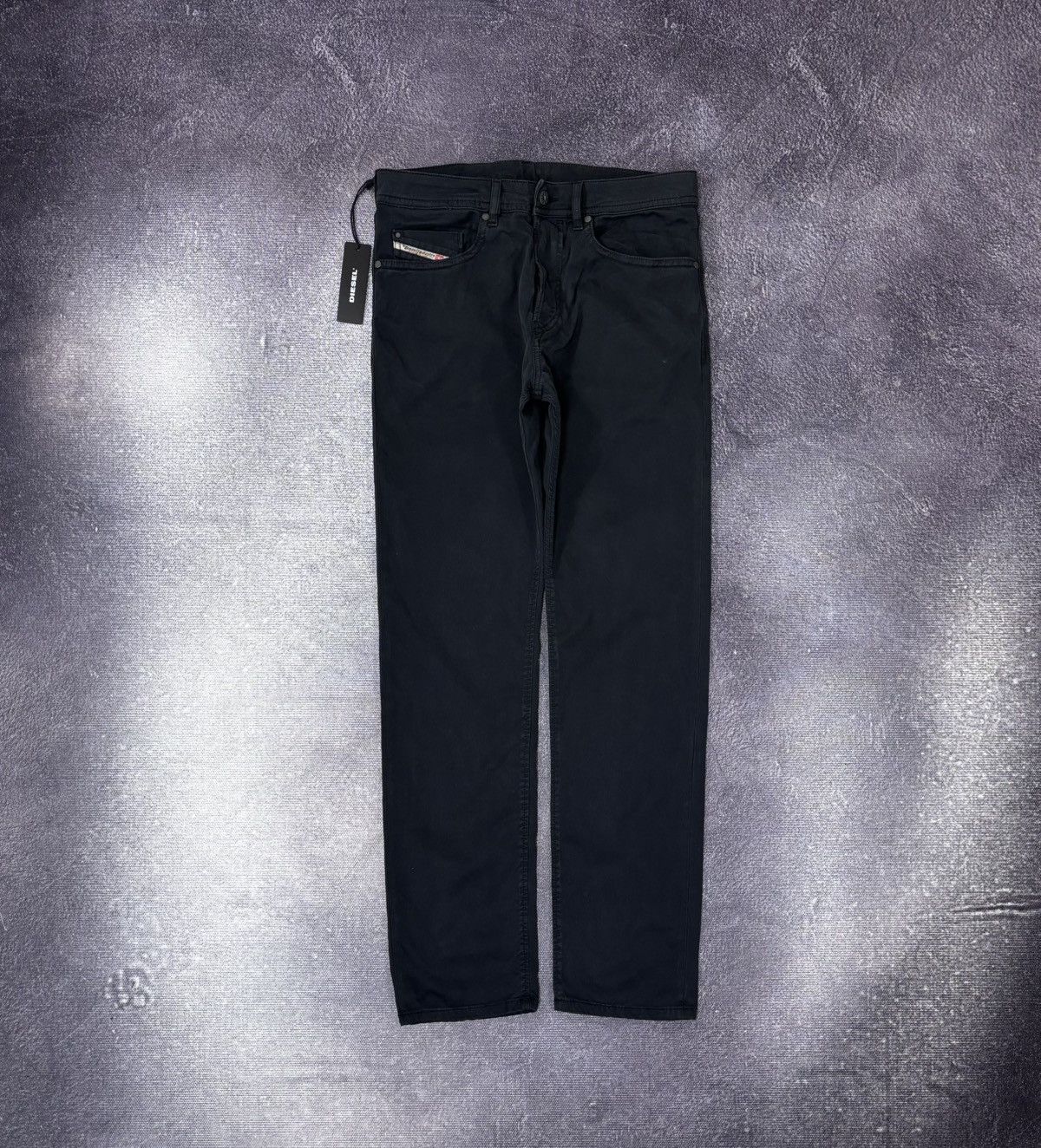 Diesel Buster NWT Men’s Slim Straight Black Pants Jeans