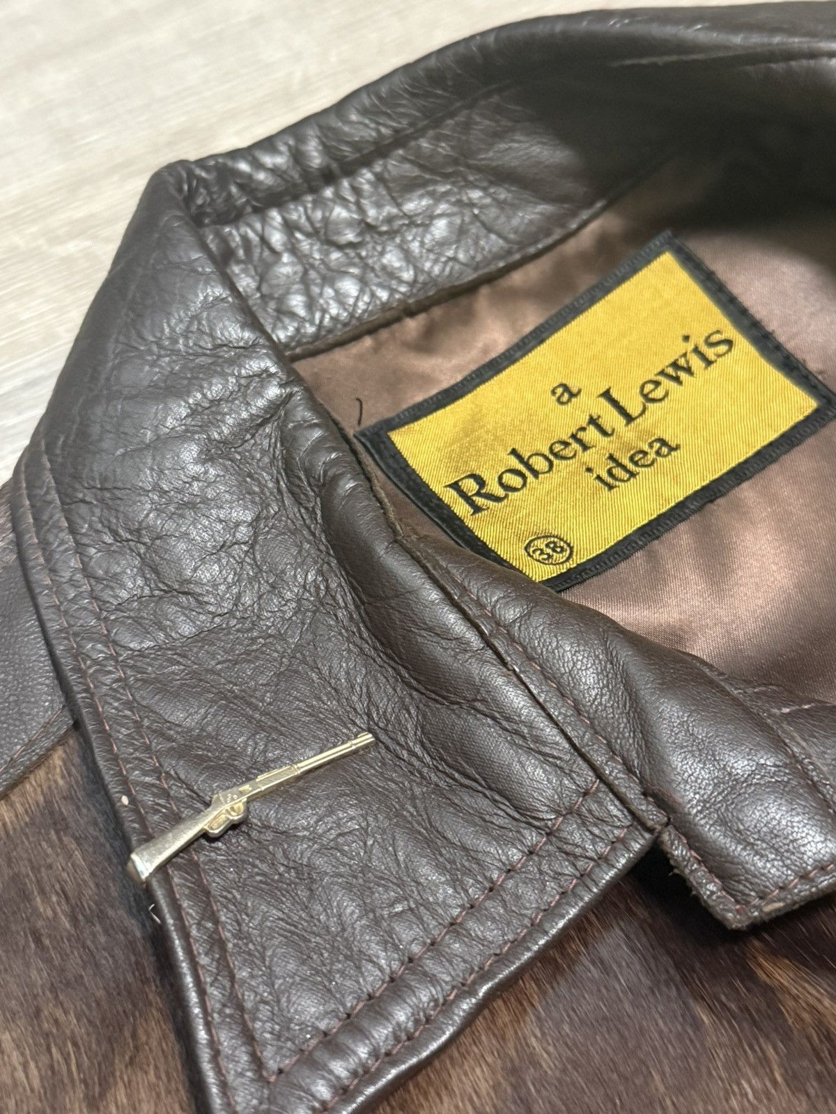 Other 1970s Custom Handmade Leather & Horsehair Jacket (1 of 1) Size US M / EU 48-50 / 2 - 2 Thumbnail