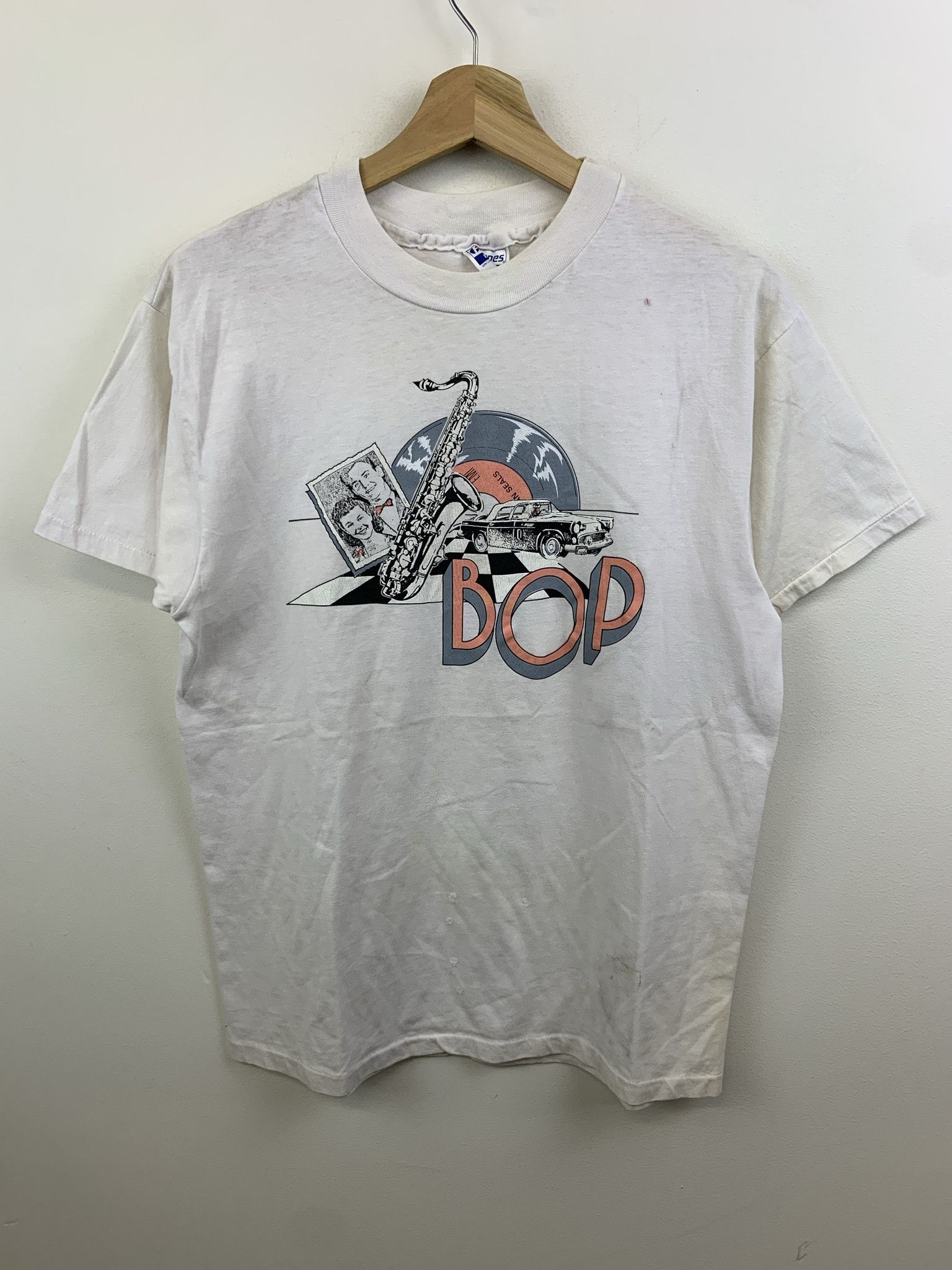Other Vintage 1980s Bop Single Stitch Jazz Tee Size L Size US L / EU 52-54 / 3 - 1 Thumbnail