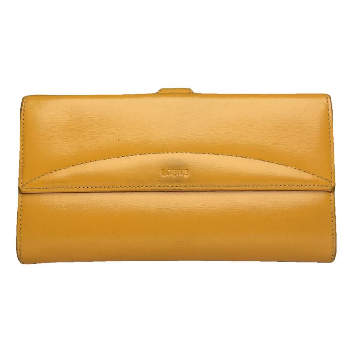 Loewe Puzzle Yellow Leather Wallet Size ONE SIZE - 1 Thumbnail