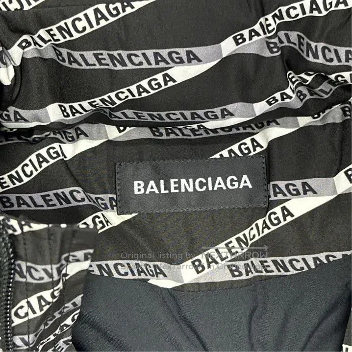 Balenciaga Balenciaga Logo Printed Puffer Jacket for Men. Size US L / EU 52-54 / 3 - 6 Thumbnail