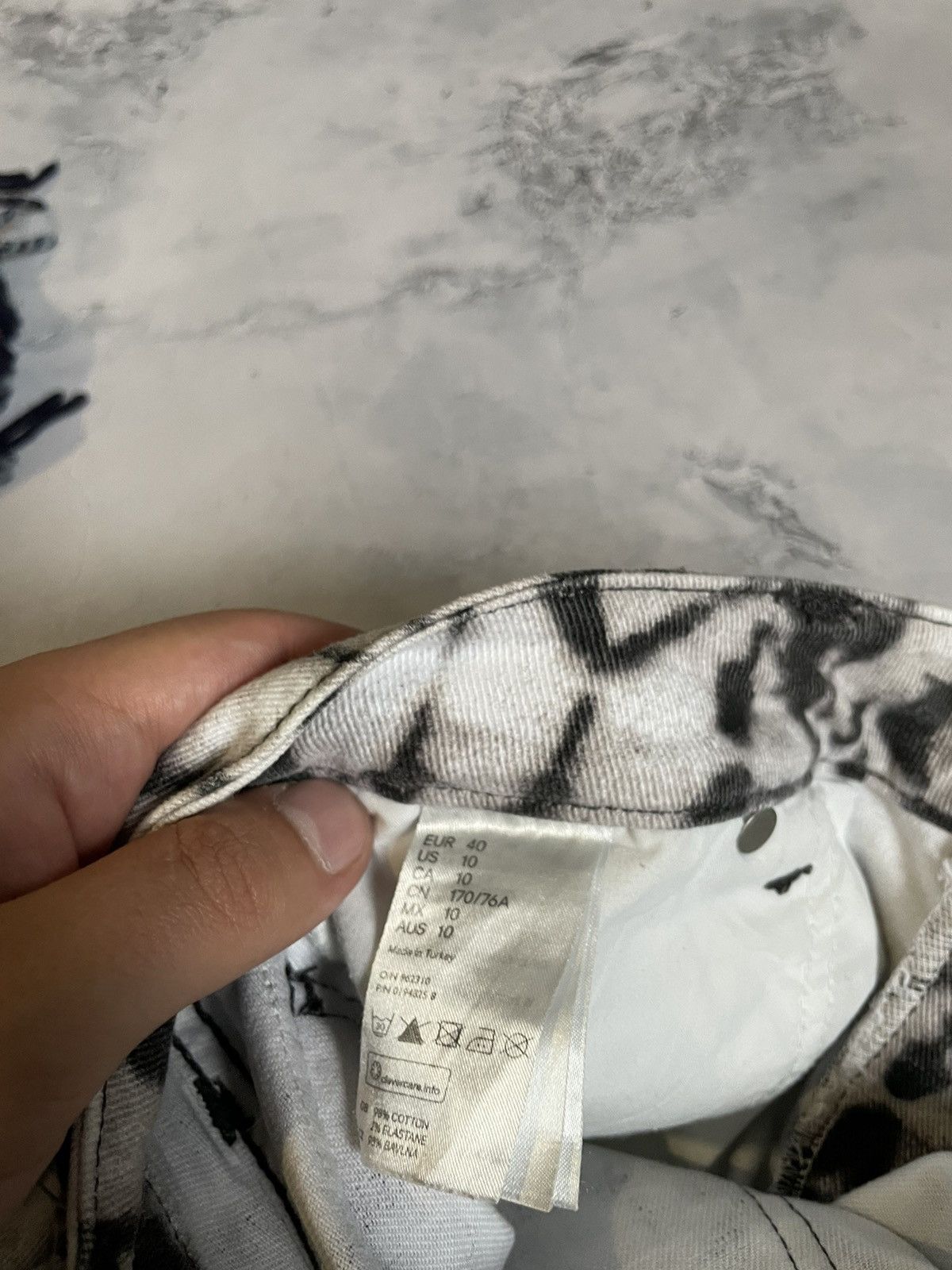 Isabel Marant Isabel Marant Printed Denim Pants Size 32" / US 10 / IT 46 - 9 Thumbnail