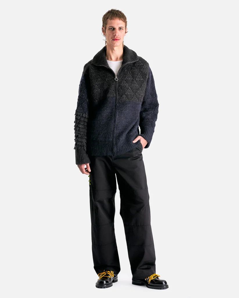 Namacheko o1s1v1r1oon0925 Borrujered Zip Up Cardigan in Navy Blue Size US XL / EU 56 / 4 - 2 Thumbnail