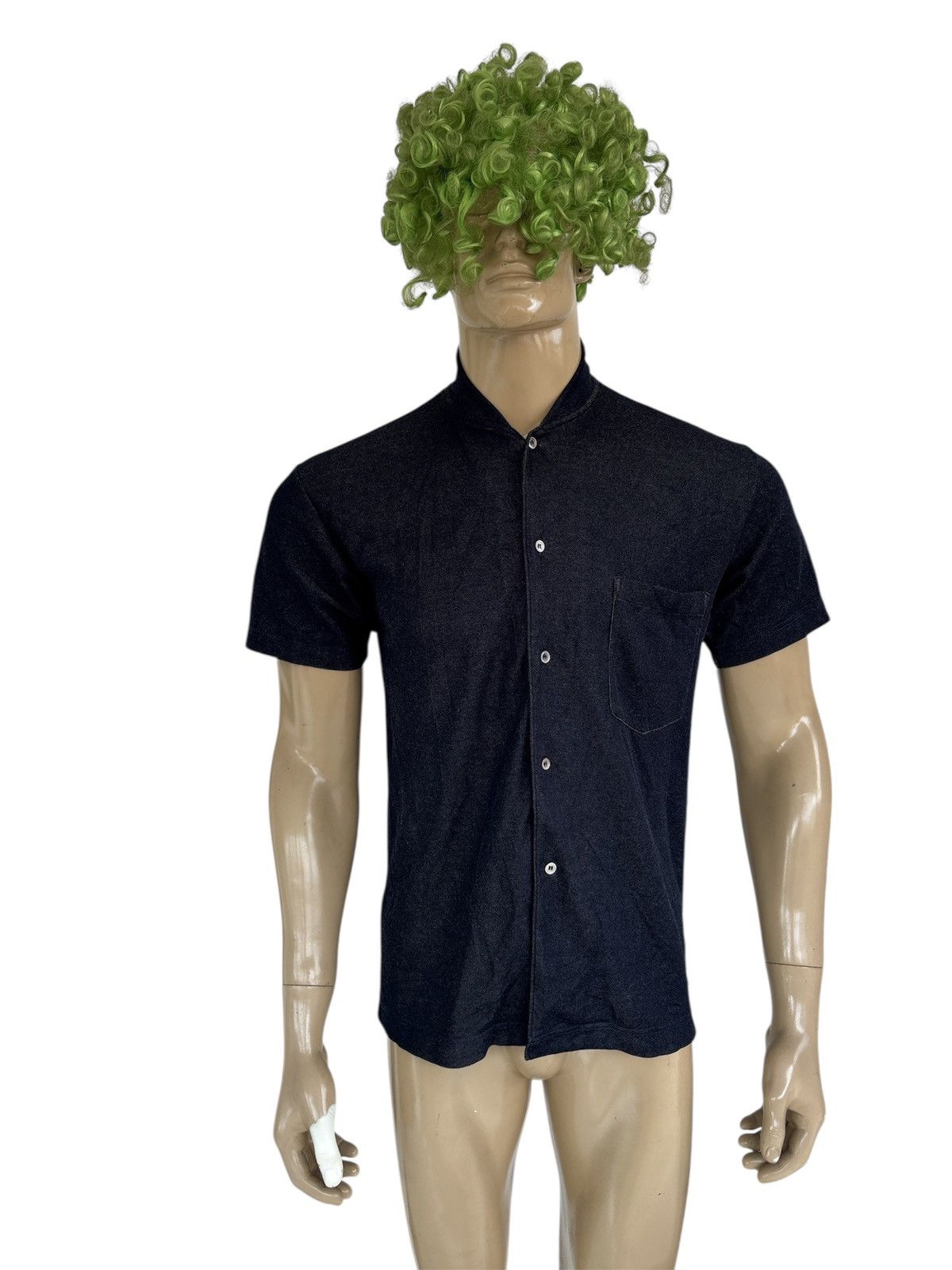 Comme des Garcons Homme Plus 1990s Indigo Dyed Shirt Size US M / EU 48-50 / 2 - 3 Thumbnail