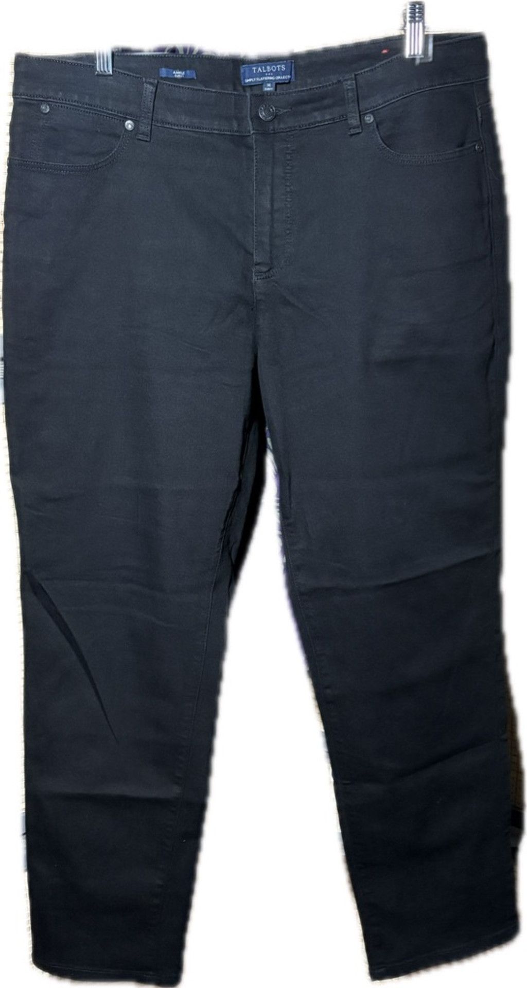 Talbots NWOT Talbots Curvy Black Ankle Jeans Size 36" / US 14 / IT 50 - 4 Thumbnail