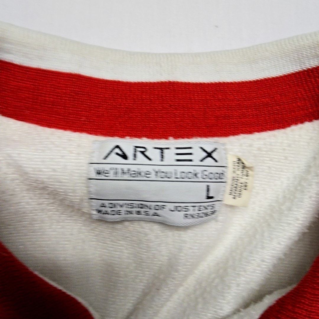 Vintage Vintage USA Olympic Training Jacket Artex White Mens Large Size US L / EU 52-54 / 3 - 9 Thumbnail