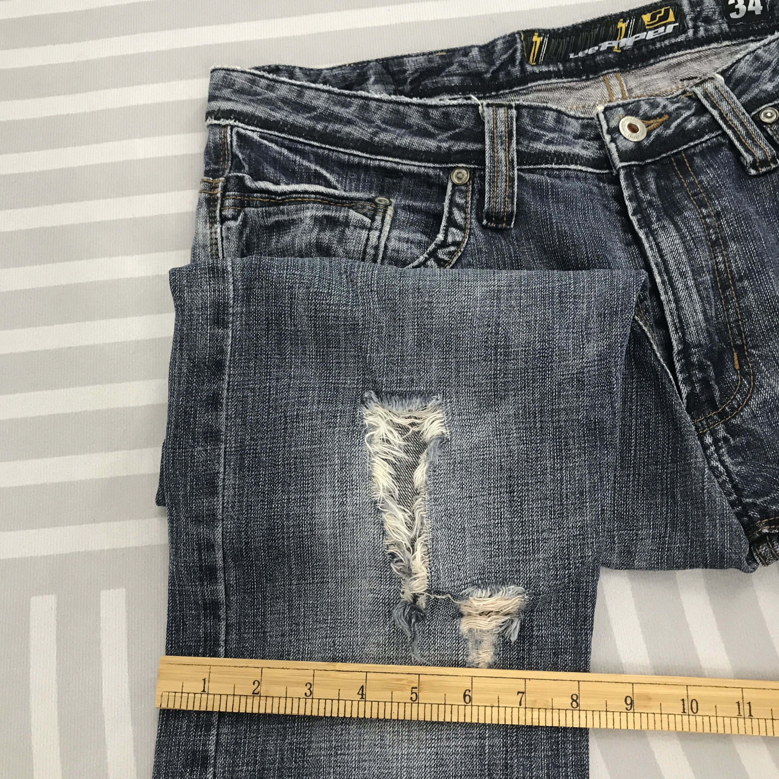 Lee × Vintage Vintage Lee Piper Distressed Denim jeans pants Size US 34 / EU 50 - 11 Thumbnail