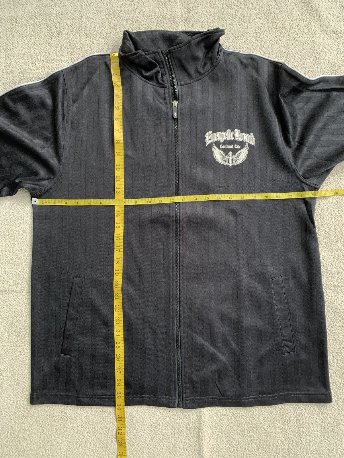 Japanese Brand × Vintage upgrade elegance energetic round poem zip track jacket Size US L / EU 52-54 / 3 - 11 Thumbnail
