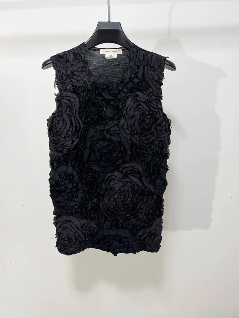 Comme des Garcons Comme Des Garcons Flowered sleeveless waistcoat Size M / US 6-8 / IT 42-44 - 1 Thumbnail