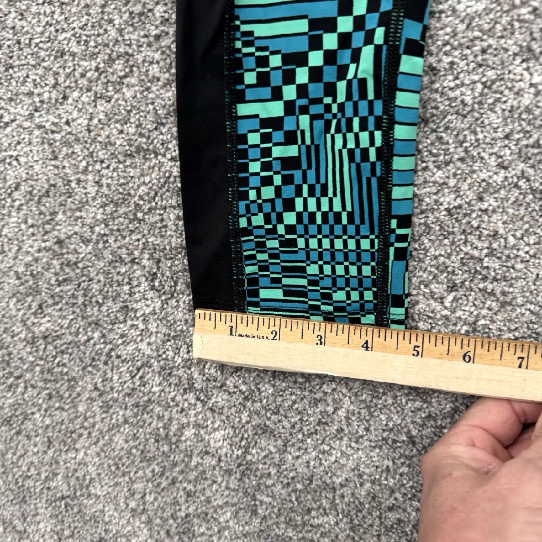 Nike VINTAGE Nike Epic Lux Leggings Womens Small Dri Fit Abstract Compression Athletic Sporty Size 28" / US 6 / IT 42 - 2 Thumbnail