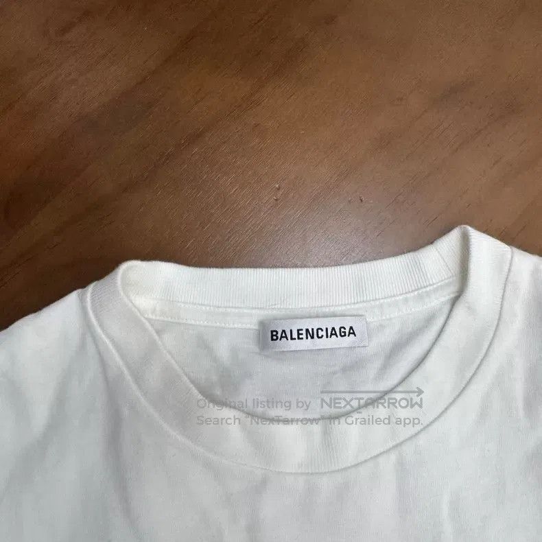 Balenciaga Balenciaga Eco-friendly White Green Short Sleeve Size US XS / EU 42 / 0 - 4 Thumbnail