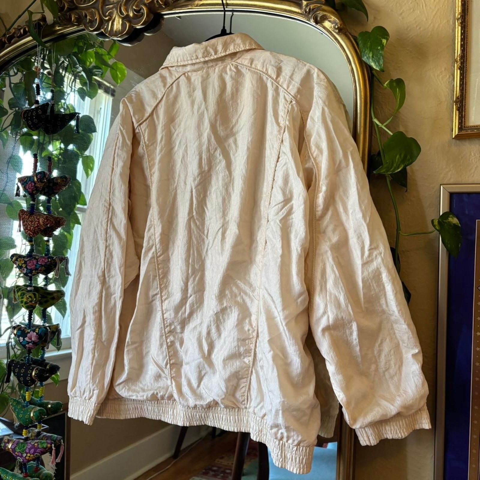 Vintage Vintage Janeve Champagne Windbreaker Medium 80s Sportswear Size M / US 6-8 / IT 42-44 - 8 Thumbnail