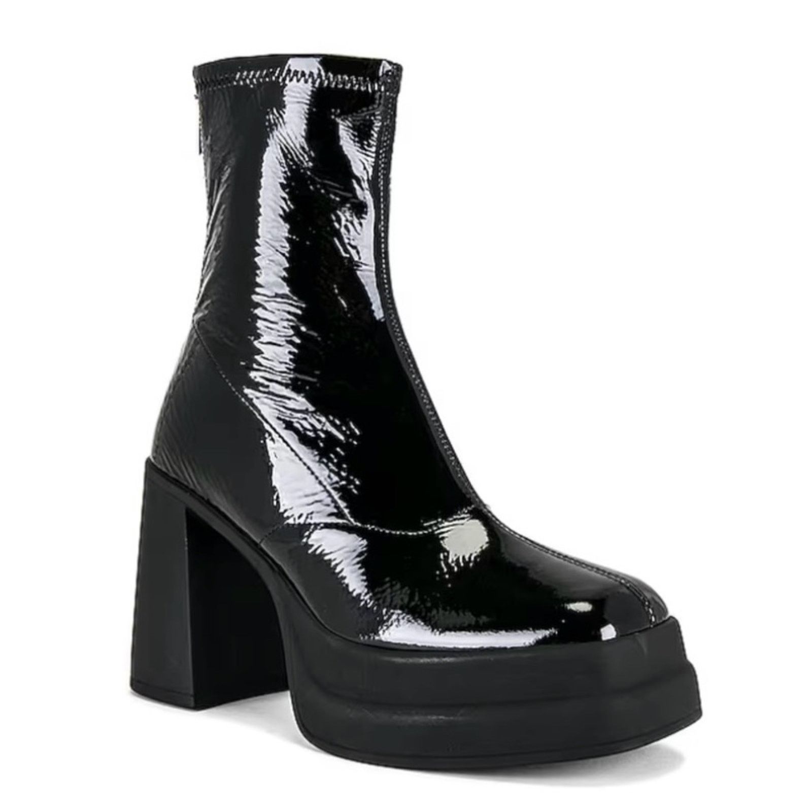 Free People Free People Women’s Patent Leather Platform Boots Booties 36 Size US 5.5 / IT 35.5 - 1 Thumbnail