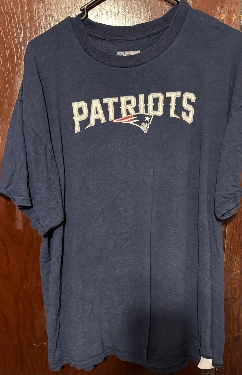 The Unbranded Brand New England Patriots Tom Brady #12 Player Tee Men XL Blue Size US XL / EU 56 / 4 - 2 Thumbnail
