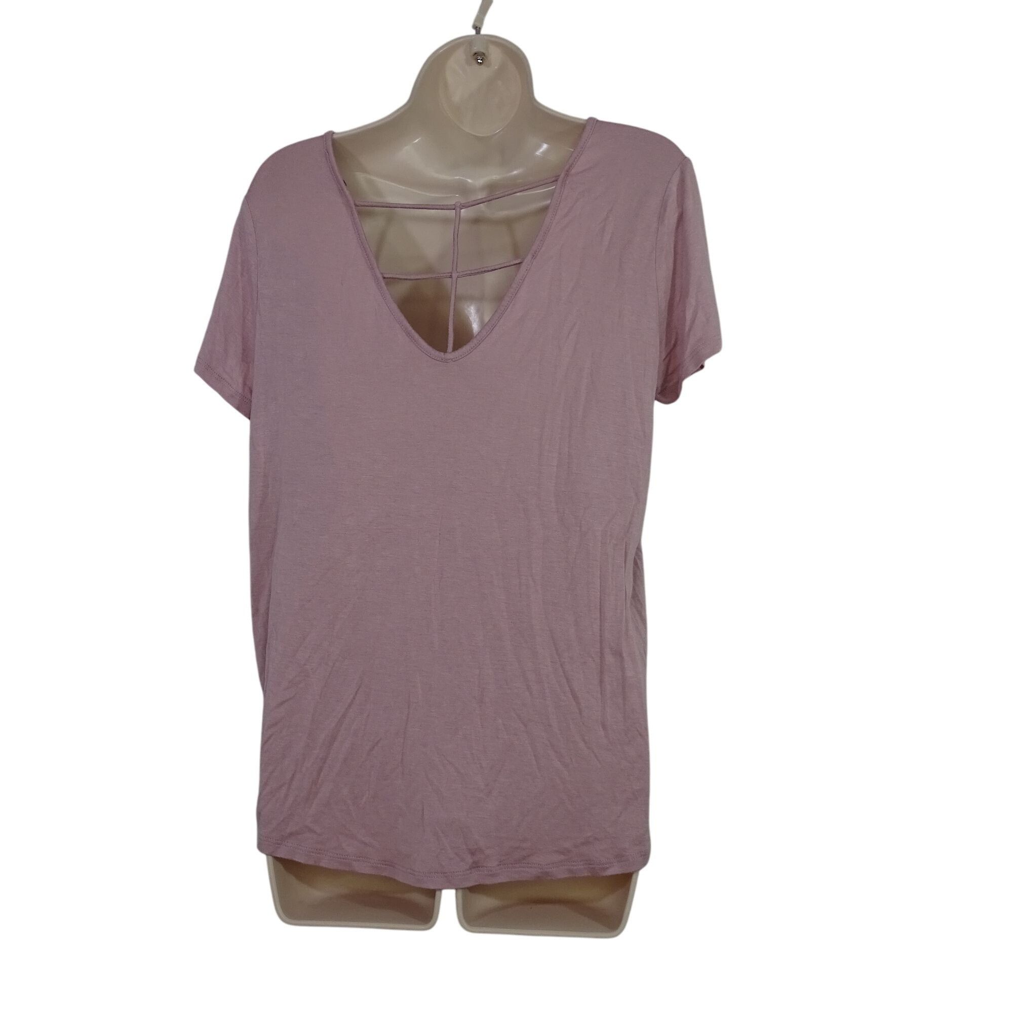 Other Charlotte Russe Pink Strappy Short Sleeve T-Shirt Size L Size L / US 10 / IT 46 - 3 Thumbnail
