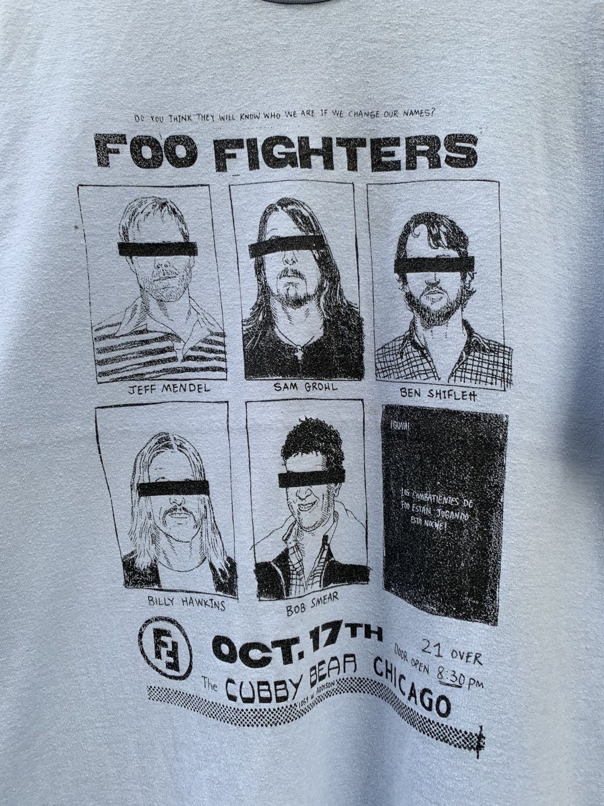 Band Tees Foo Fighters Size US L / EU 52-54 / 3 - 3 Thumbnail