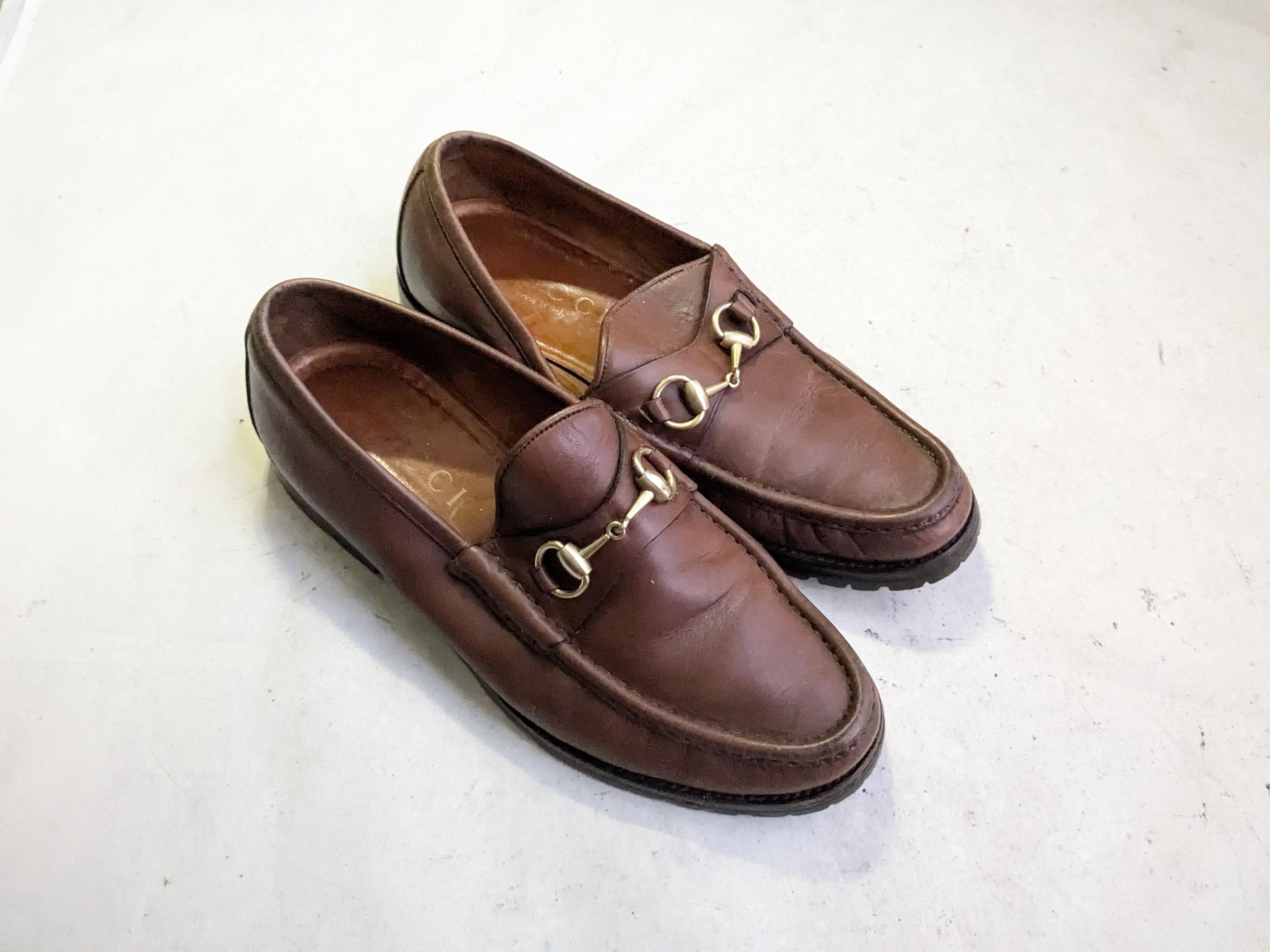 Gucci Gucci Horsebit Loafers Brown Leather 9.5 D Size US 9.5 / EU 42-43 - 1 Thumbnail