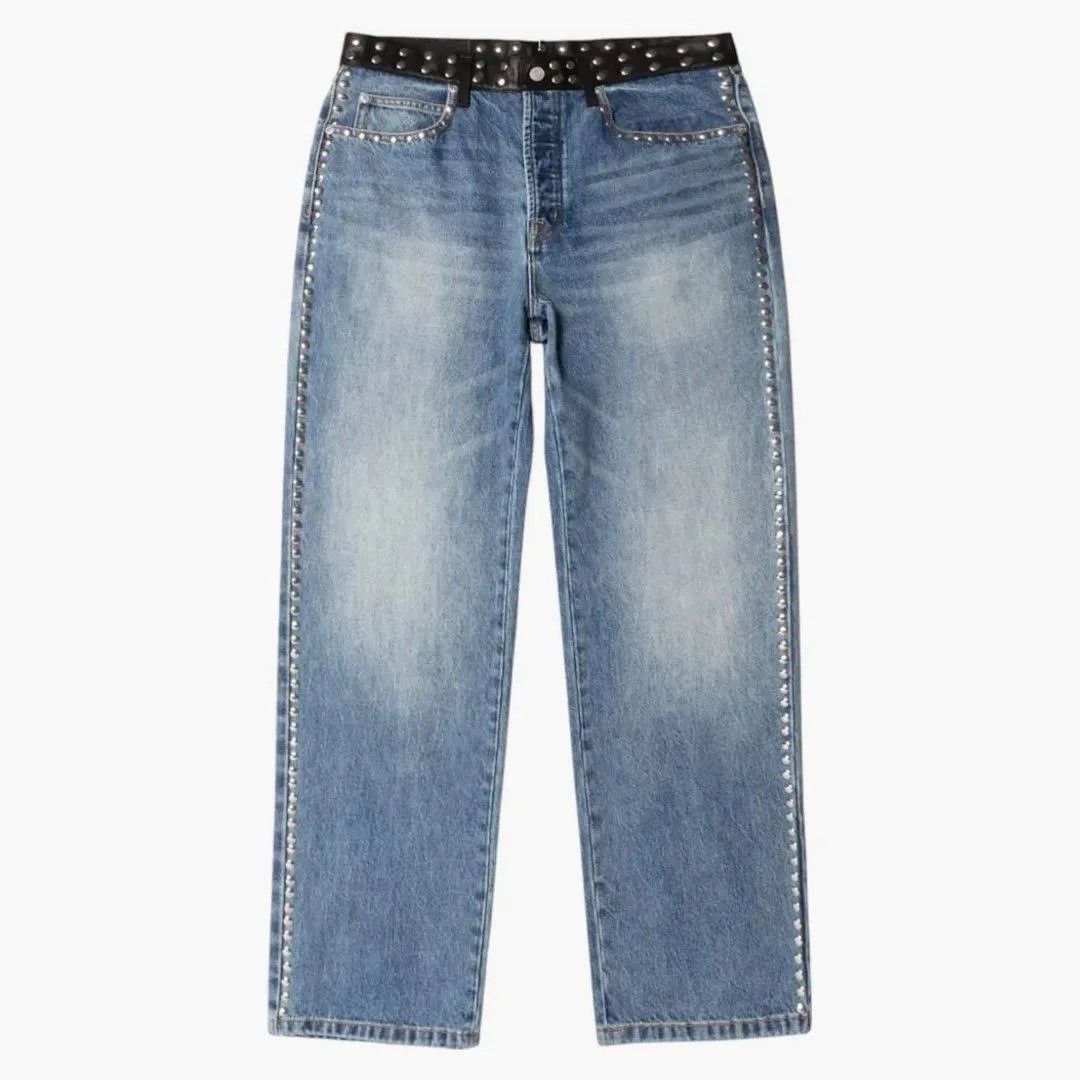 Stussy × Wales Bonner Stussy x Wales Bonner Studded Jeans Washed Blue Size US 32 / EU 48 - 1 Thumbnail