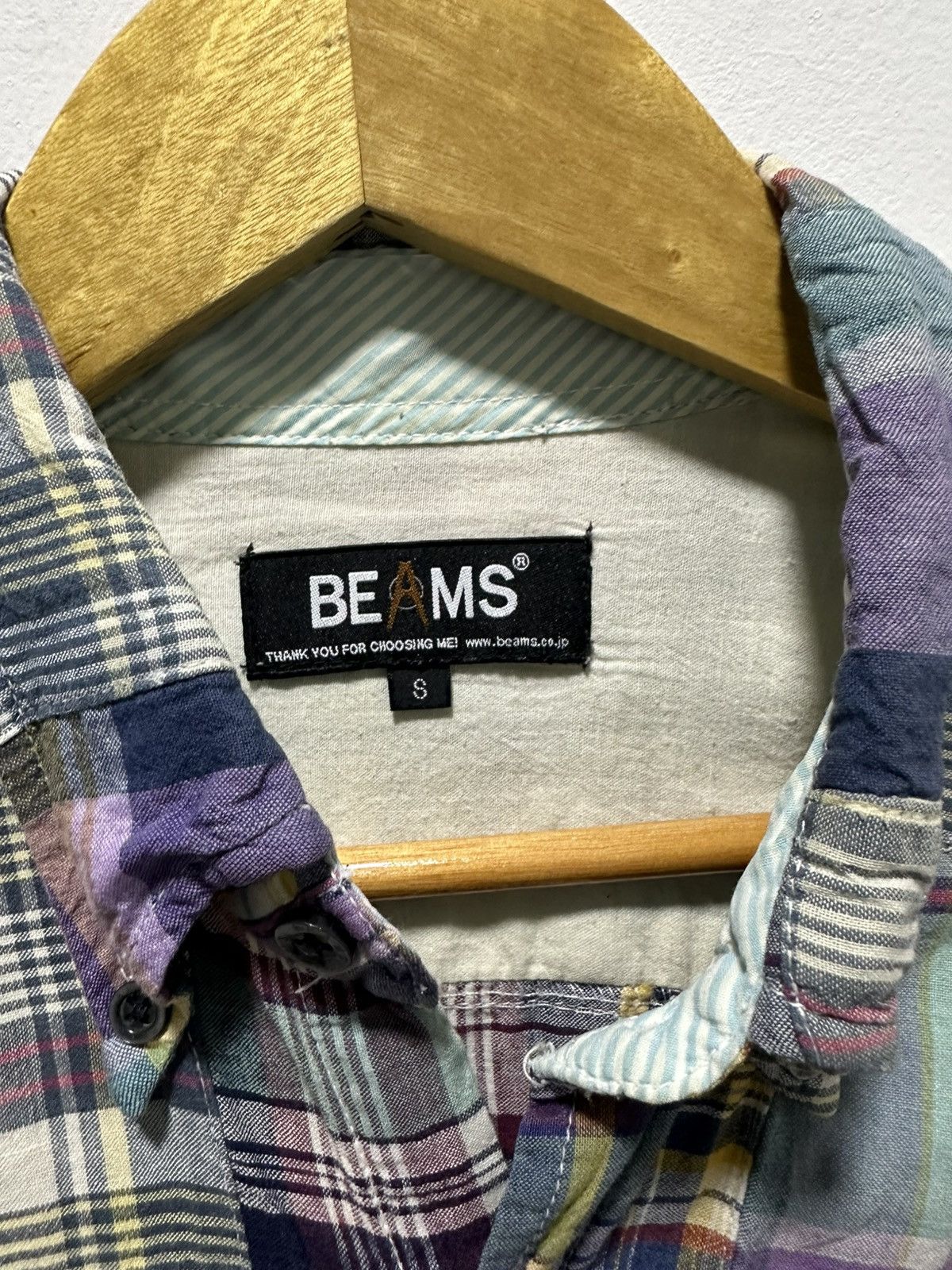 Beams Plus Vintage Beam Patch Work Button Up Shirt Kapital Inspired Size US S / EU 44-46 / 1 - 3 Thumbnail