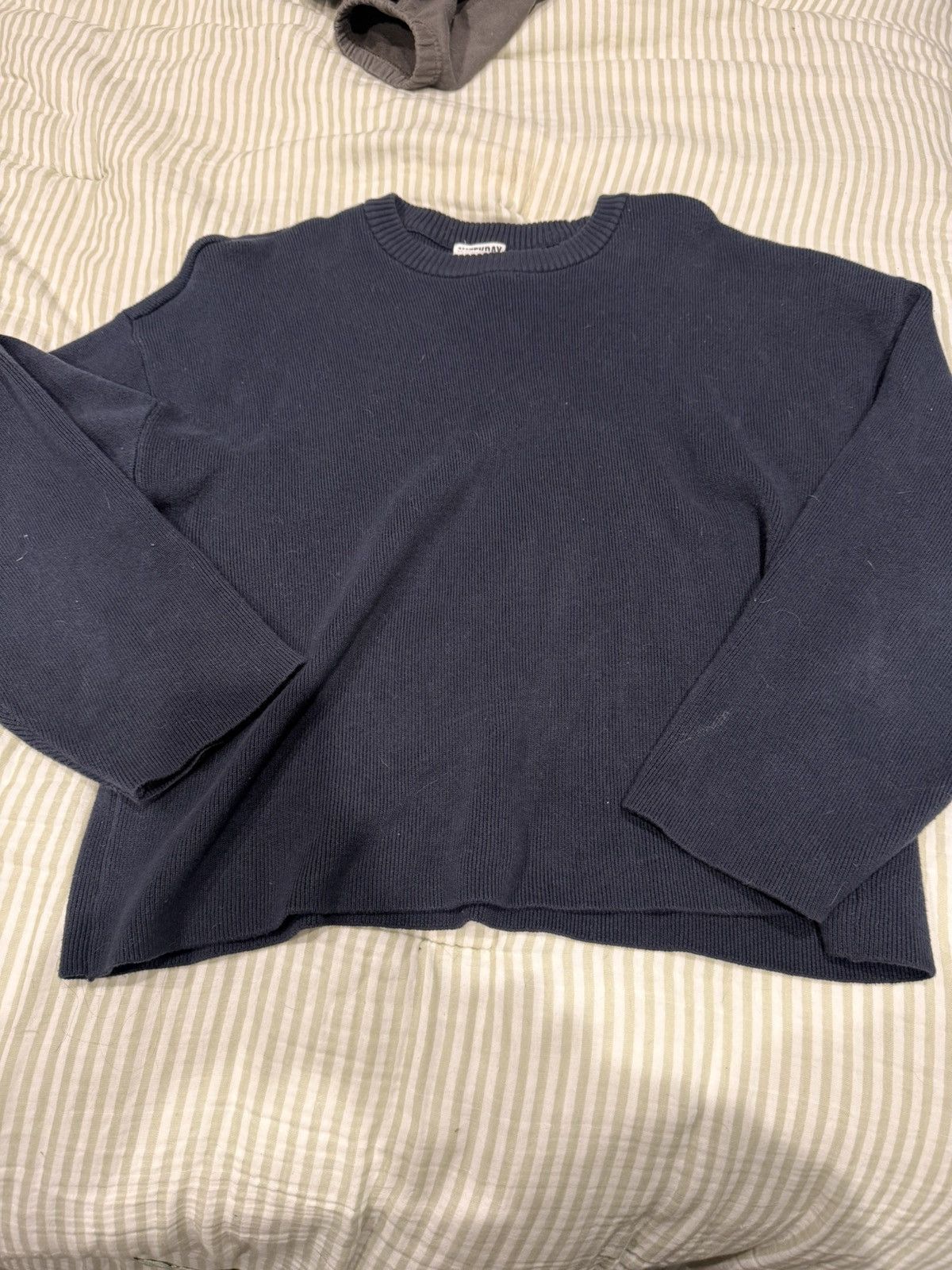 Weekday Navy Sweater
