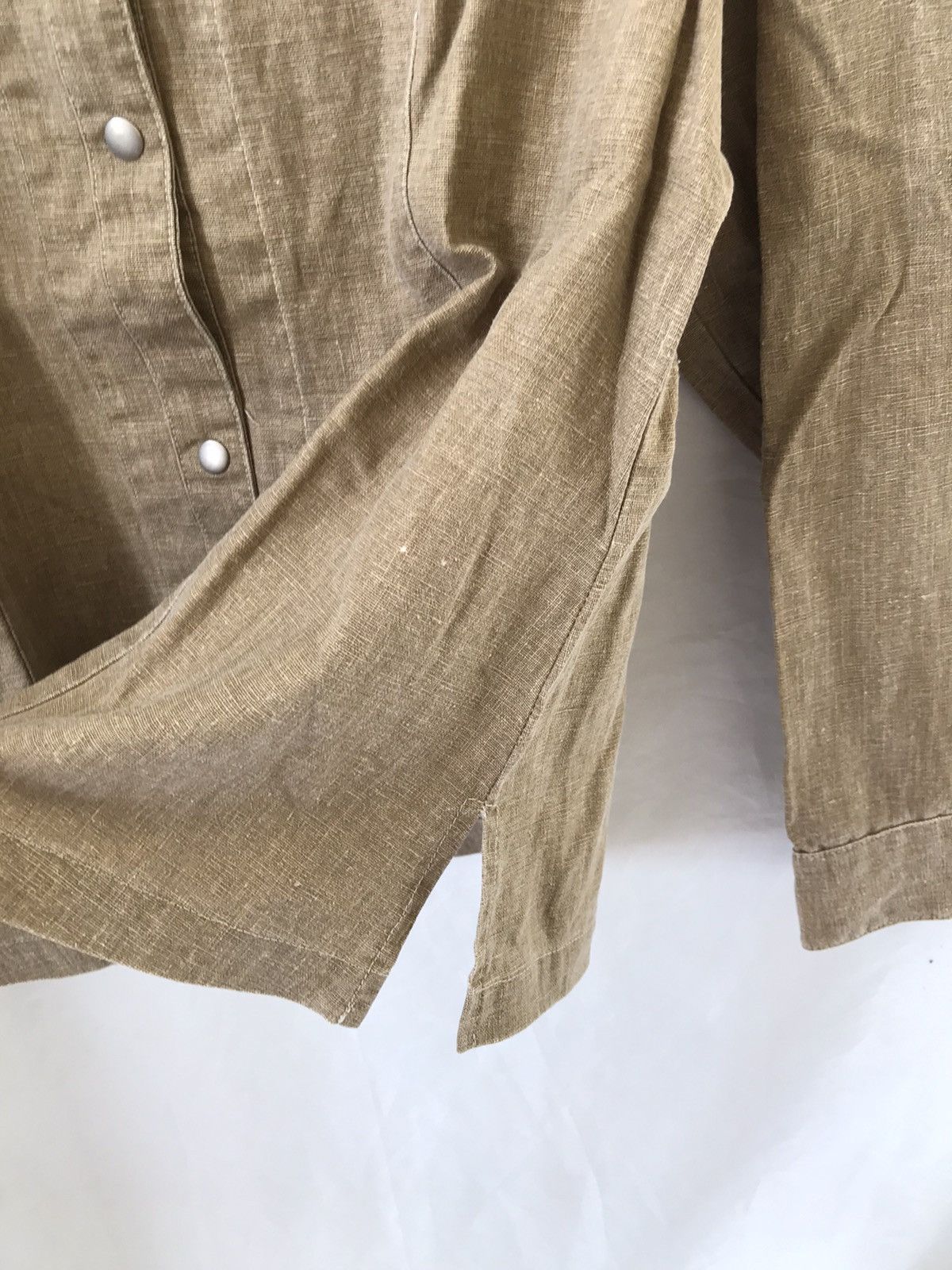 Yohji Yamamoto Undefined Studded western Shirt double layer Style Size M / US 6-8 / IT 42-44 - 3 Thumbnail