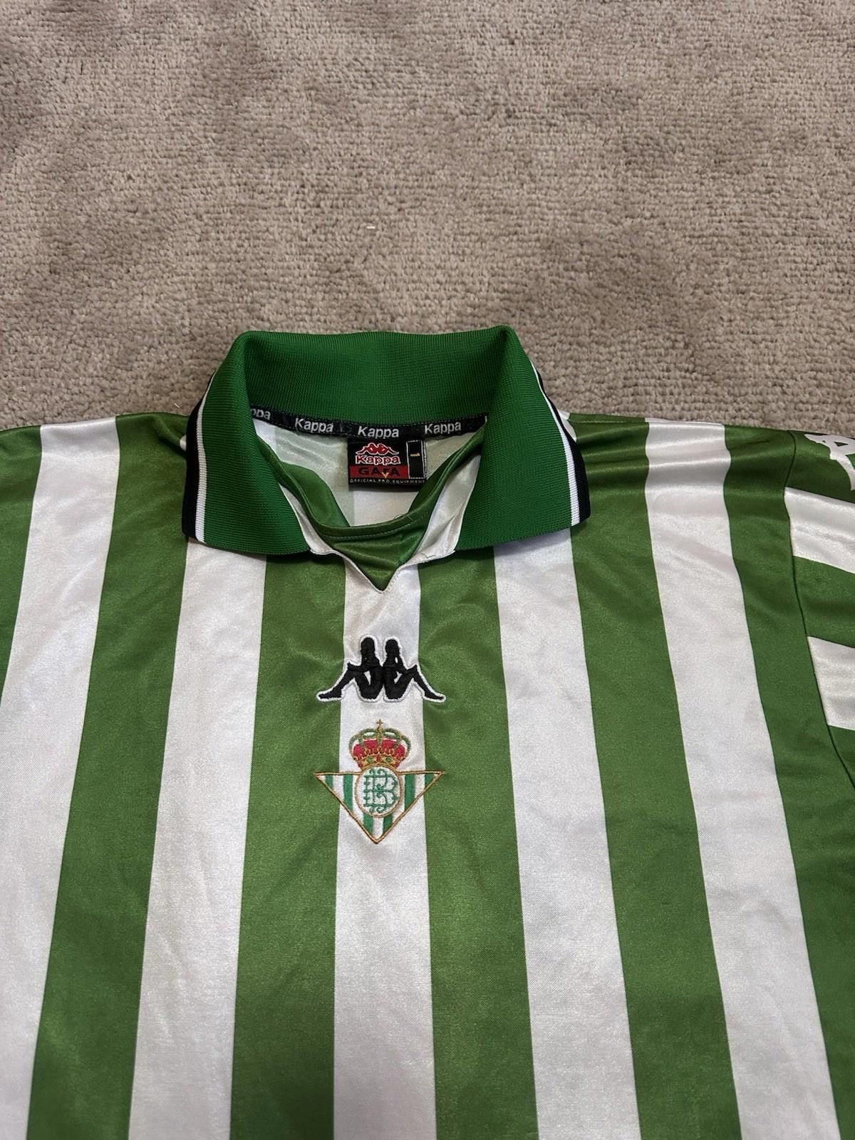 Kappa Rare Real Betis 1999-2000 Home Football Jersey Size L Kappa Size US L / EU 52-54 / 3 - 4 Thumbnail