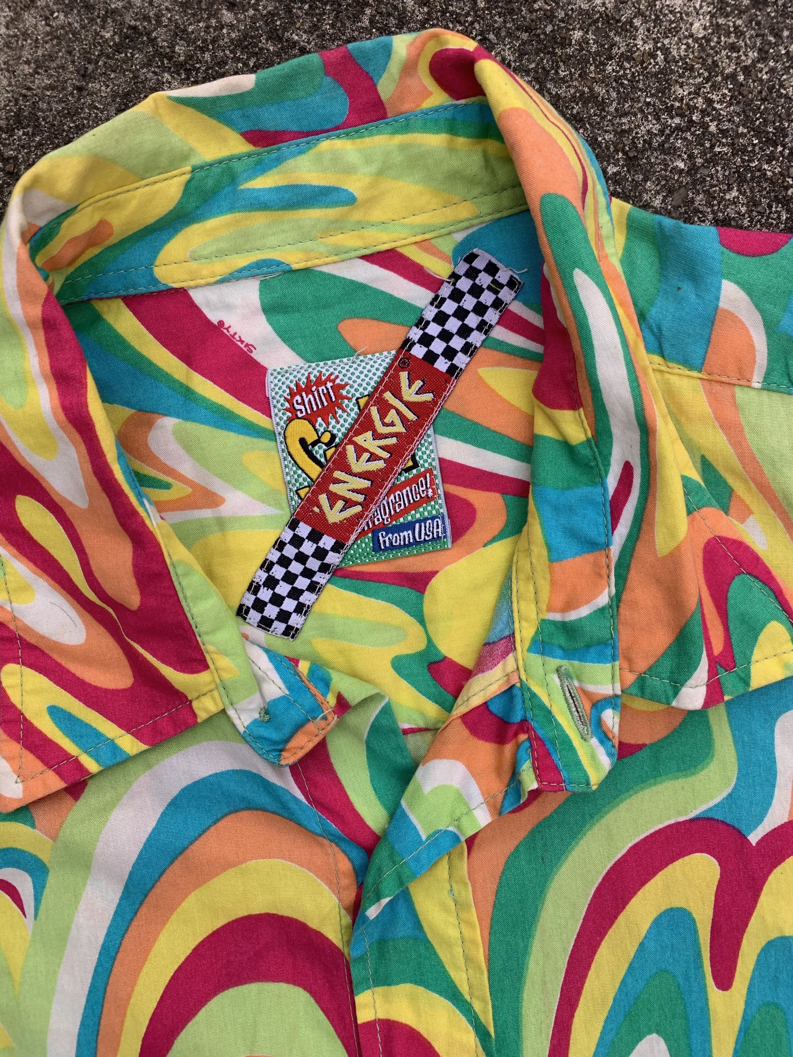 Energie Shirt Energie Art Psychedelic Abstract Size US XL / EU 56 / 4 - 6 Thumbnail