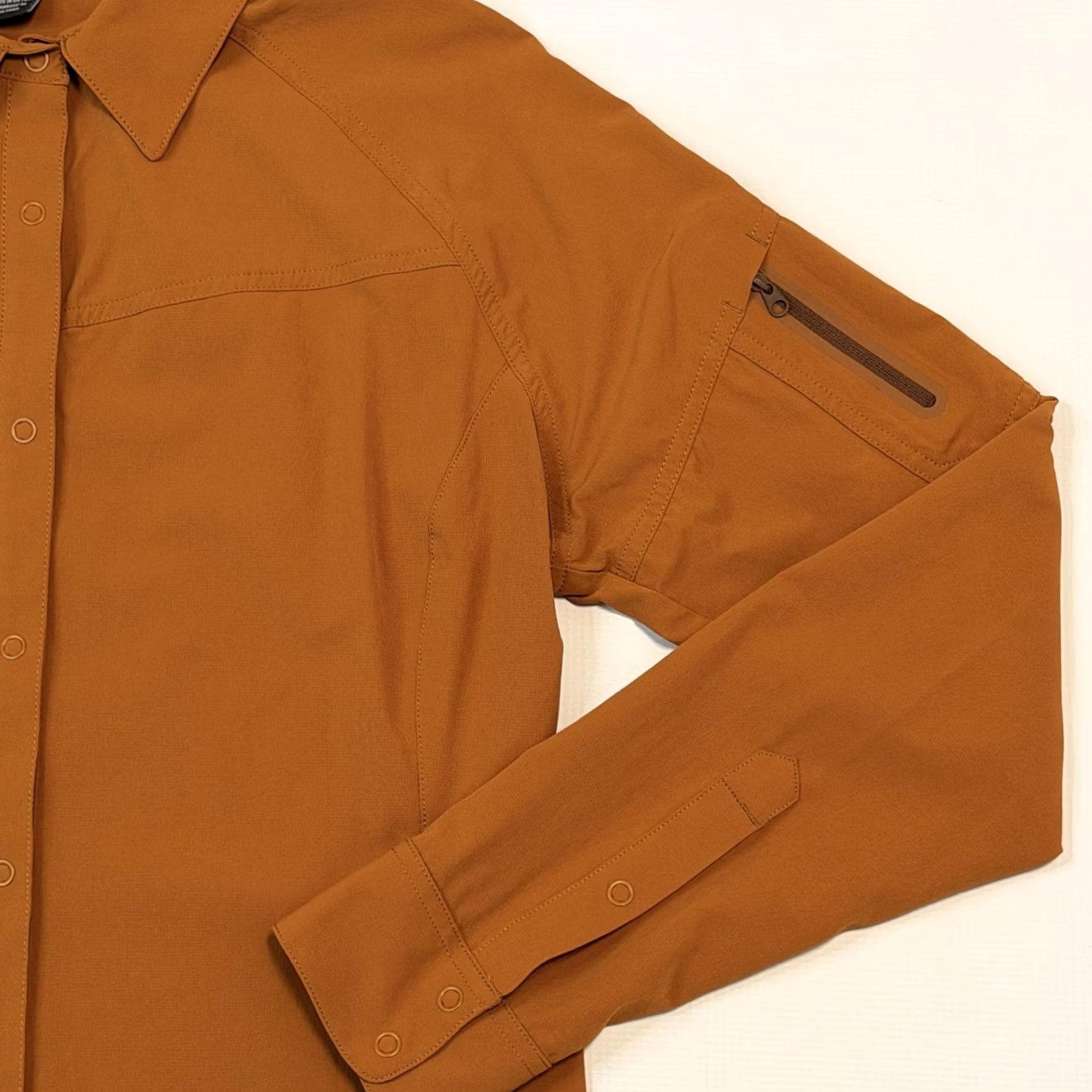 Outdoor Research Outdoor Research Ferrosi Shirt Jacket Womens Large Orange Snap Front Pockets Shirt Jacket Womens Large Orange Pockets Size L / US 10 / IT 46 - 3 Thumbnail