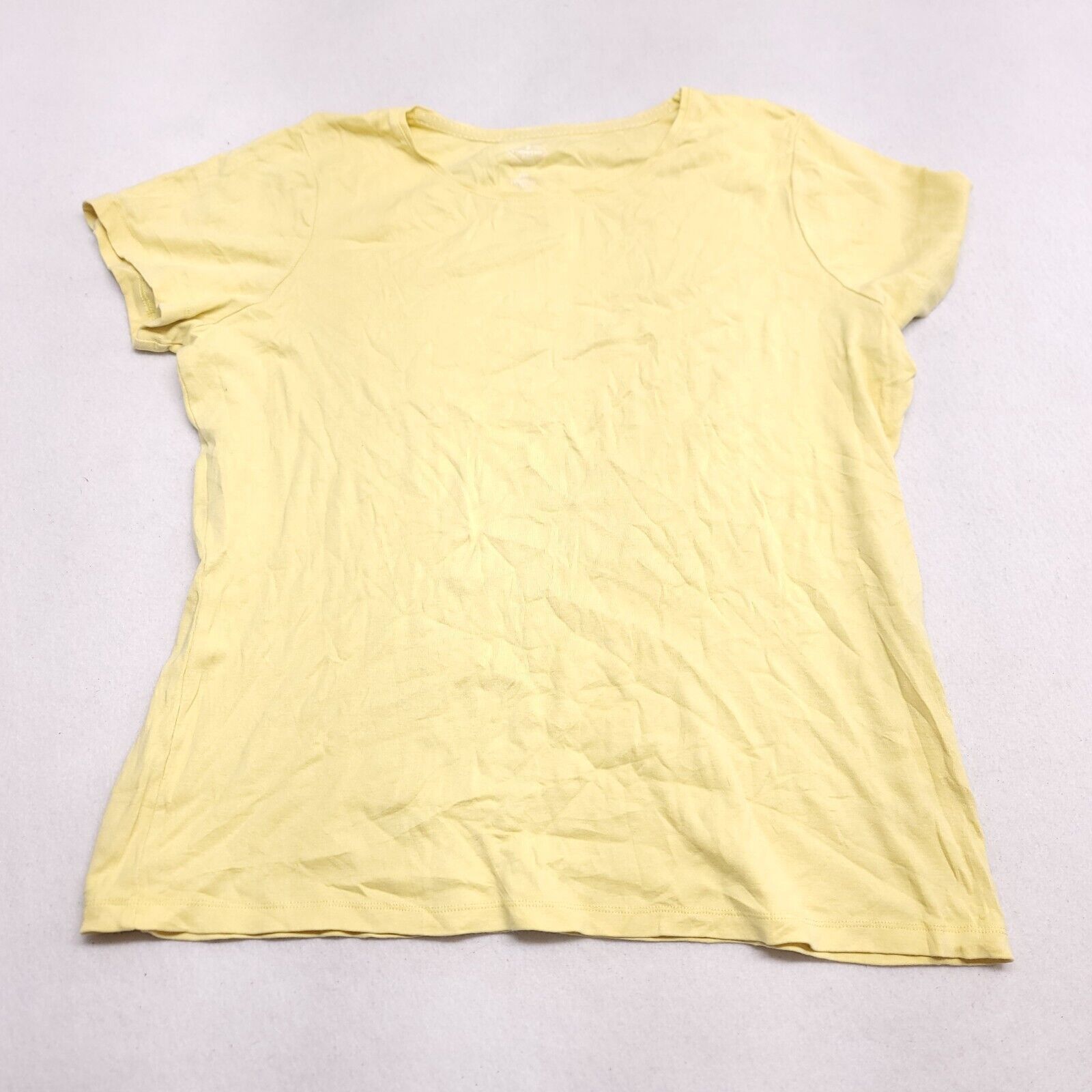 St. Johns Bay St John's Bay Casual Pullover Shirt Womens Size 2XL Yellow Size XXL / US 16-18 / IT 52-54 - 2 Thumbnail