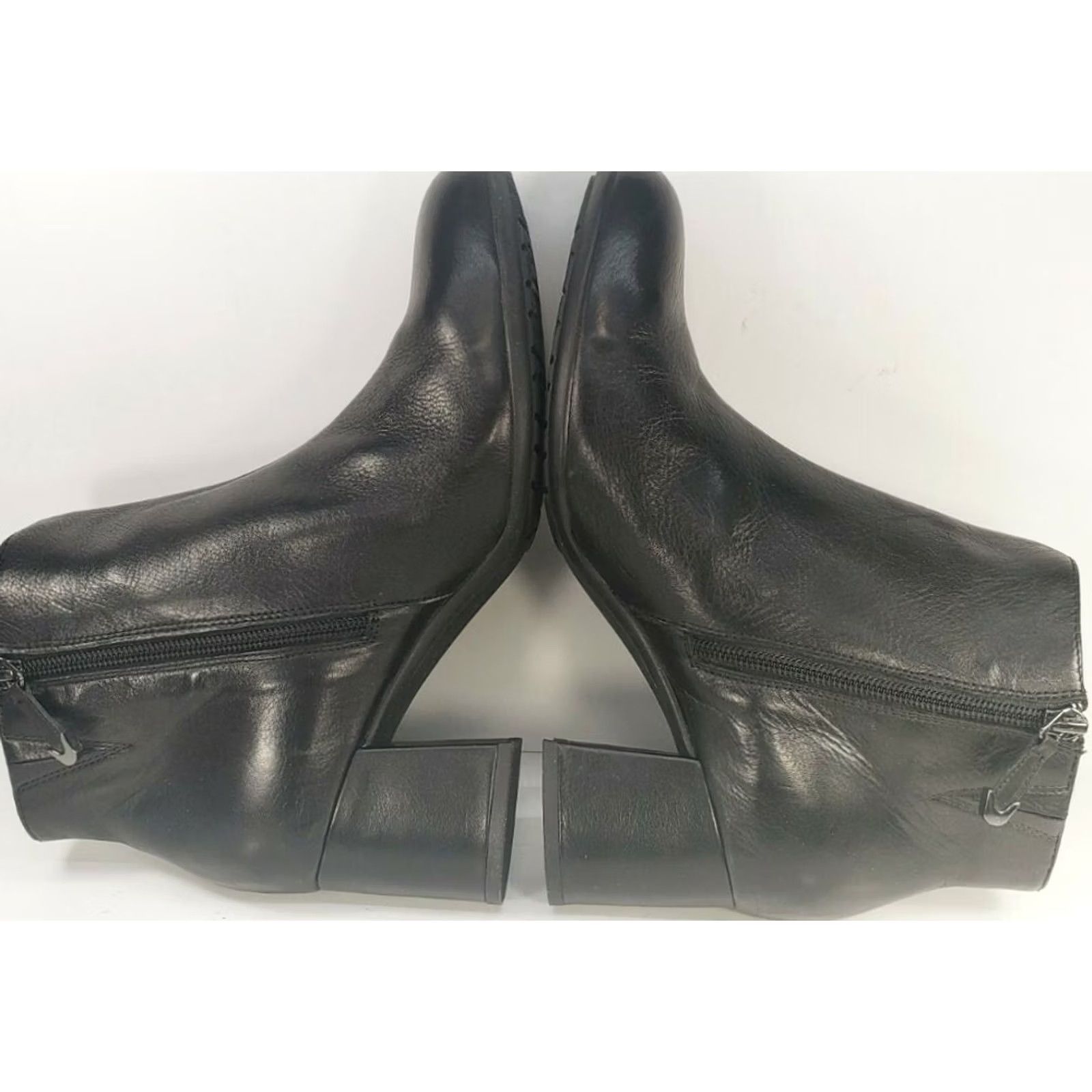 Vintage Earthies Apollo Soft Leather Boots Black Women's Casual 9.5B Size L / US 10 / IT 46 - 7 Thumbnail