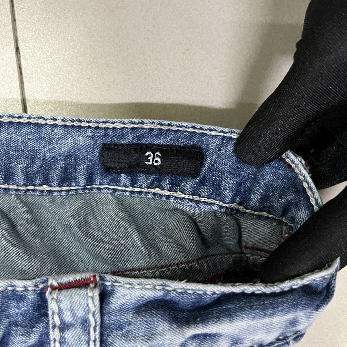 Affliction × PPFM Vintage Affliction Washed Jeans Size US 35 - 16 Thumbnail