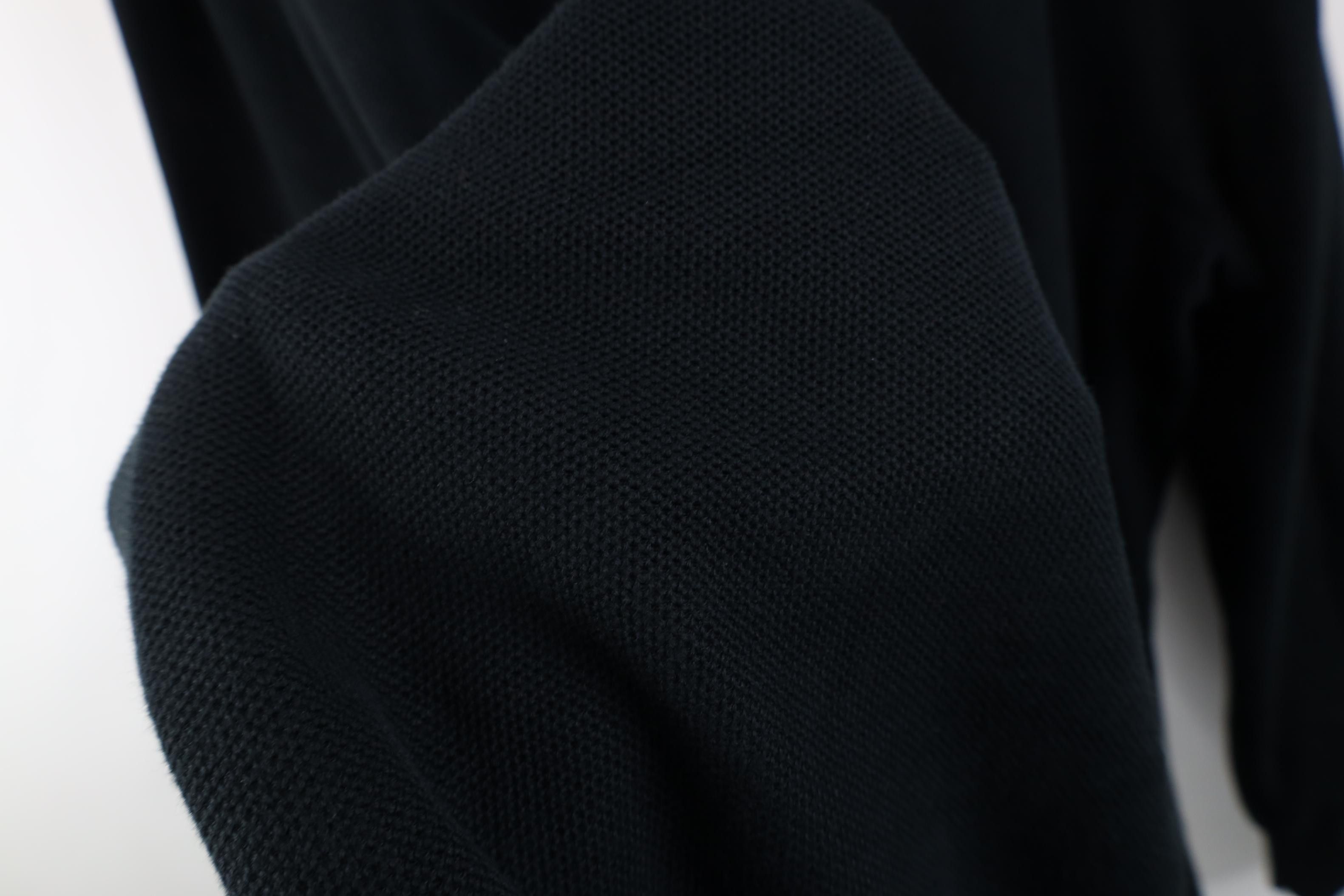 Polo Ralph Lauren Ralph Lauren Thermal Knit 1/4 Zip Pullover Sweater Black Size US XXL / EU 58 / 5 - 10 Thumbnail