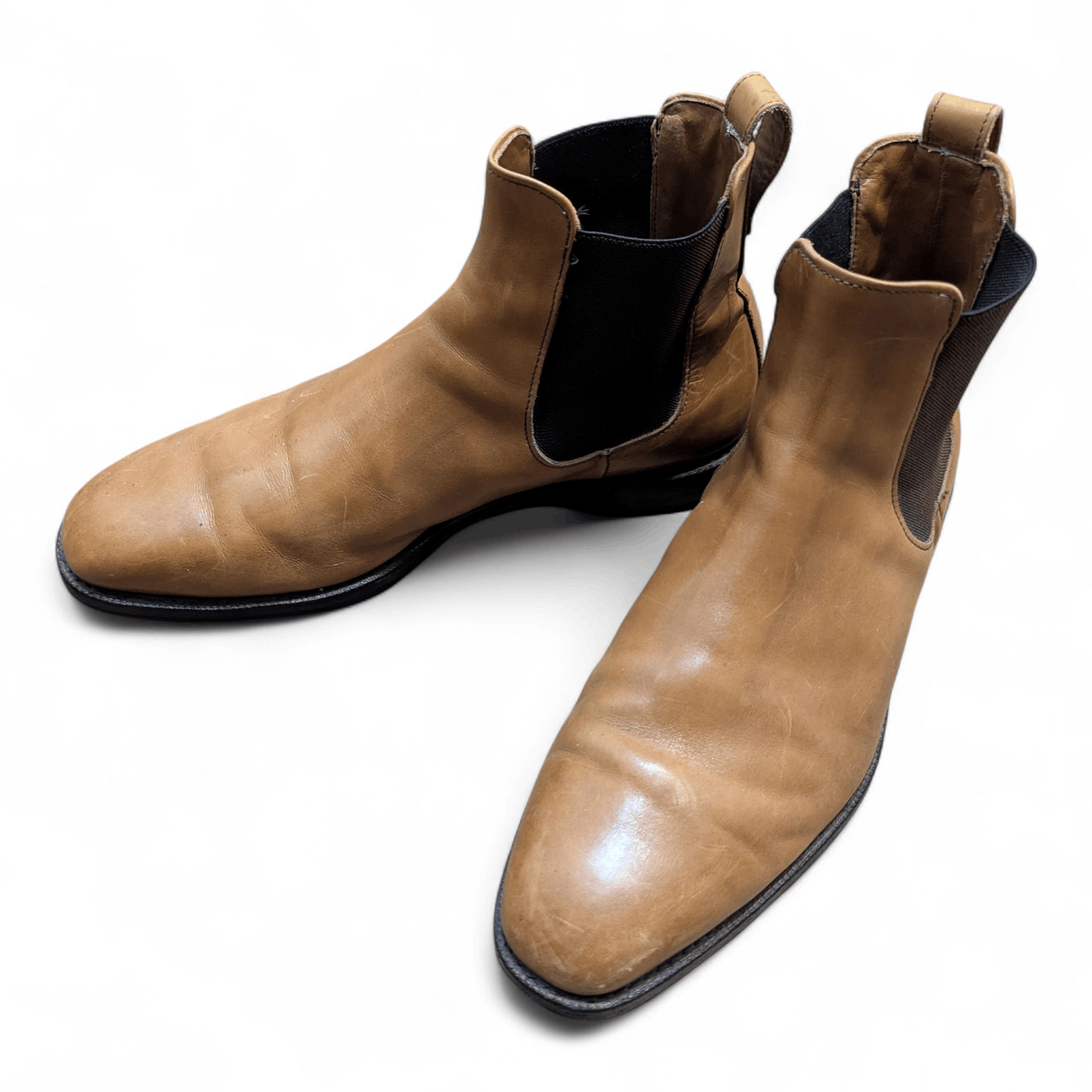 Allen Edmonds Allen Edmonds Liverpool Chelsea Boots 7523 Walnut Tan Size US 10.5 / EU 43-44 - 8 Thumbnail