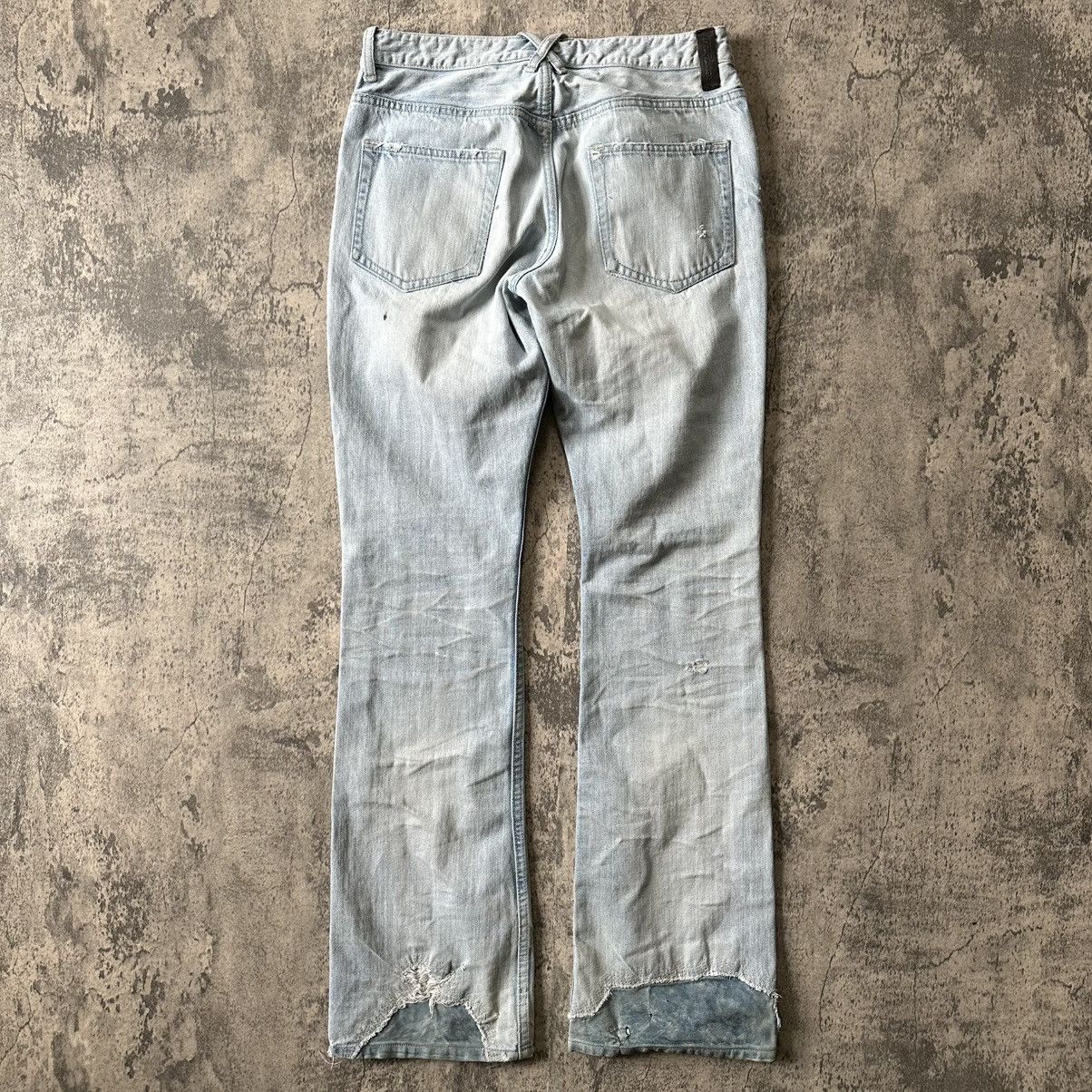 Isamu Katayama Backlash Isamu Katayama Backlash ‘Leather Repair’ Distressed Denim Size US 31 - 1 Thumbnail