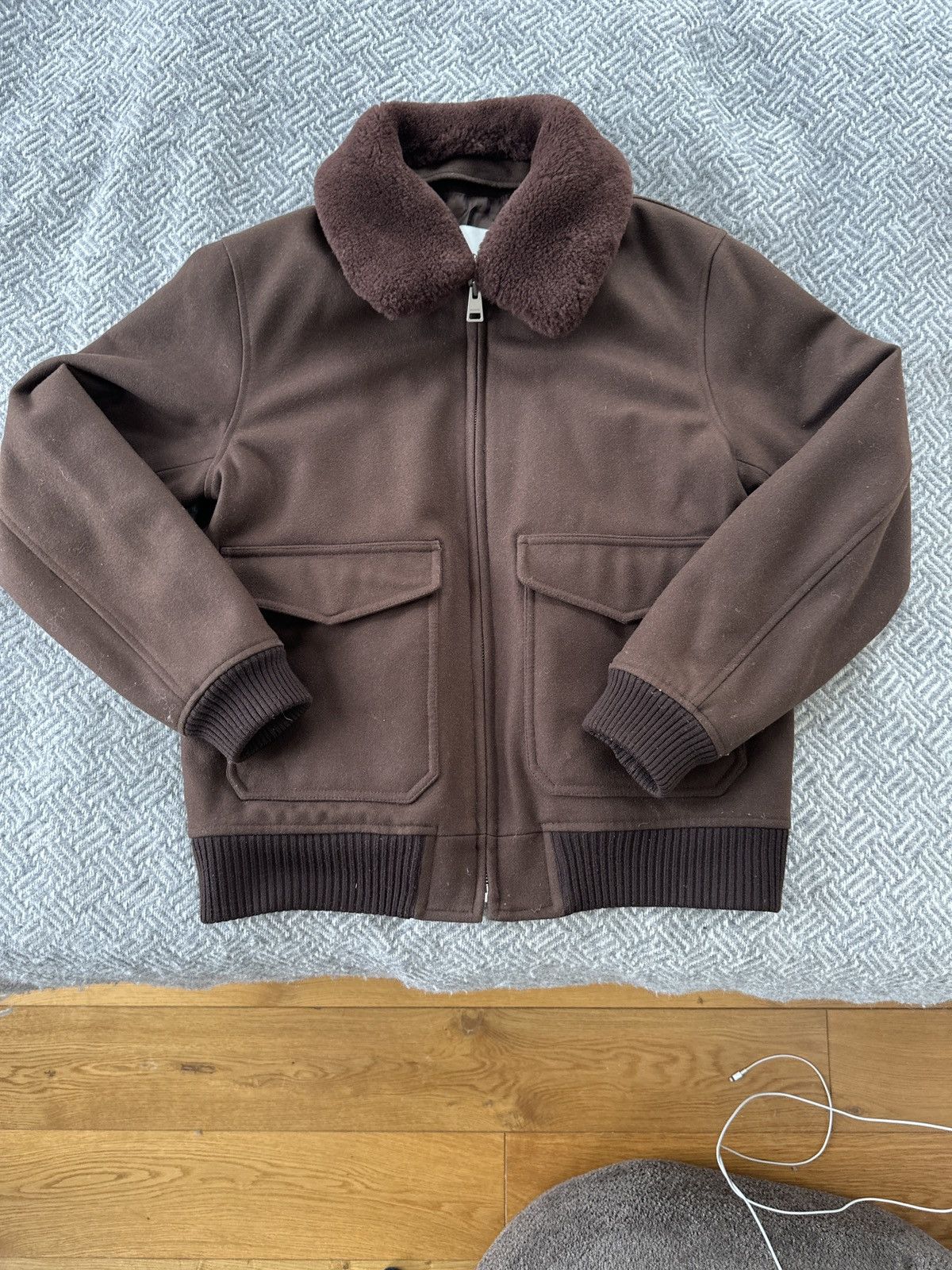 Sandro Sandro Paris Aviator Jacket Size US L / EU 52-54 / 3 - 1 Thumbnail