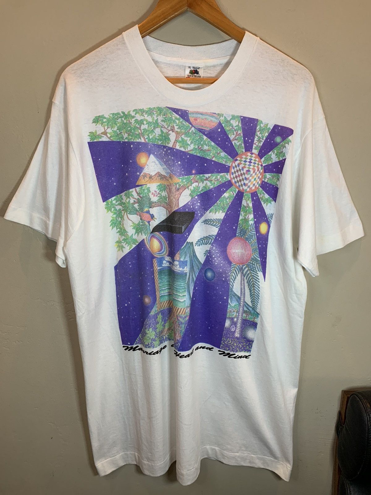 Vintage *RARE* Vintage Marriage of Heart And Mind USA-Made T-Shirt Size US XL / EU 56 / 4 - 1 Thumbnail