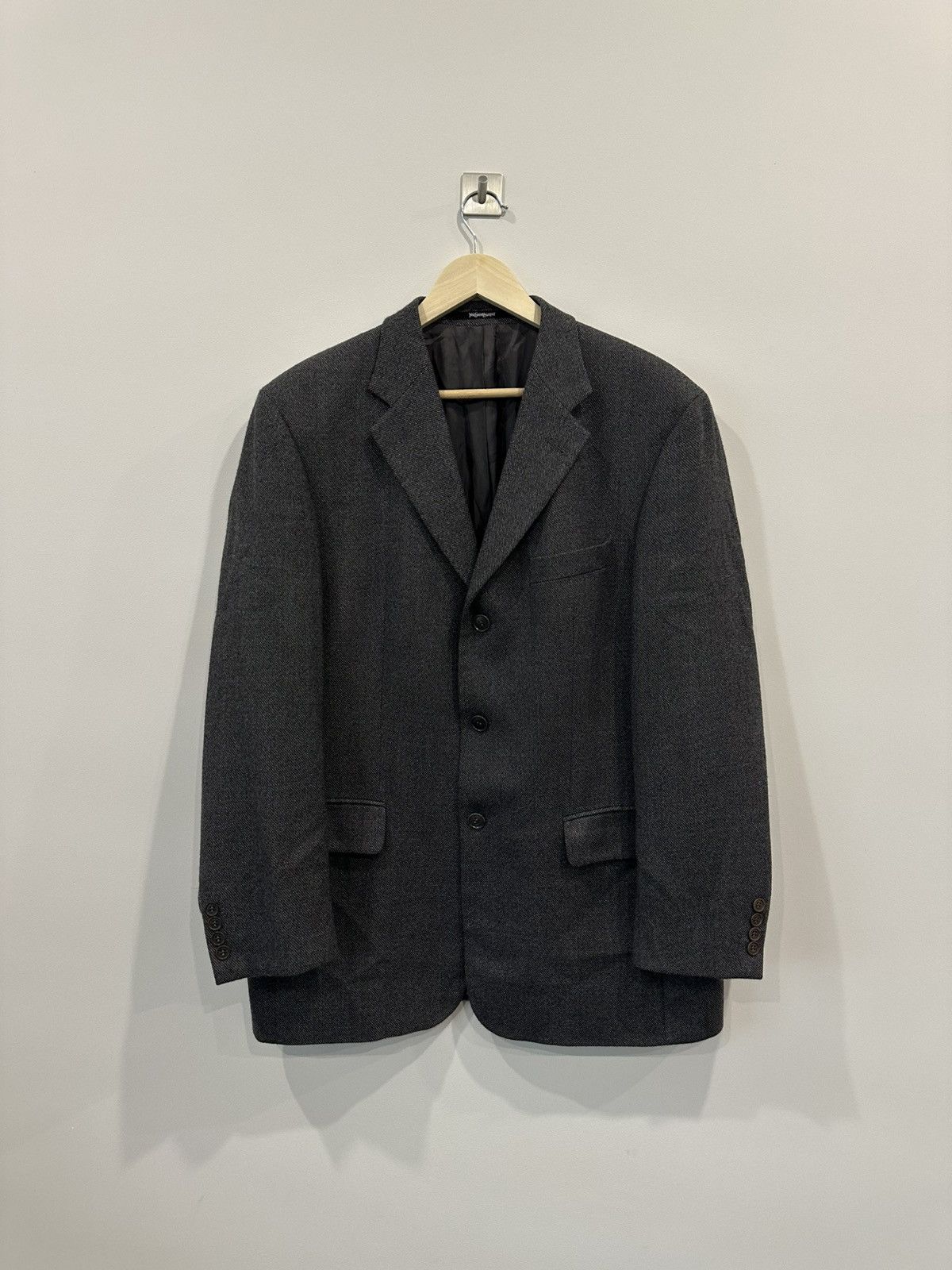 Yves Saint Laurent Yves Saint Laurent Pour Homme vintage wool blazer 1998 Size 52S - 1 Thumbnail