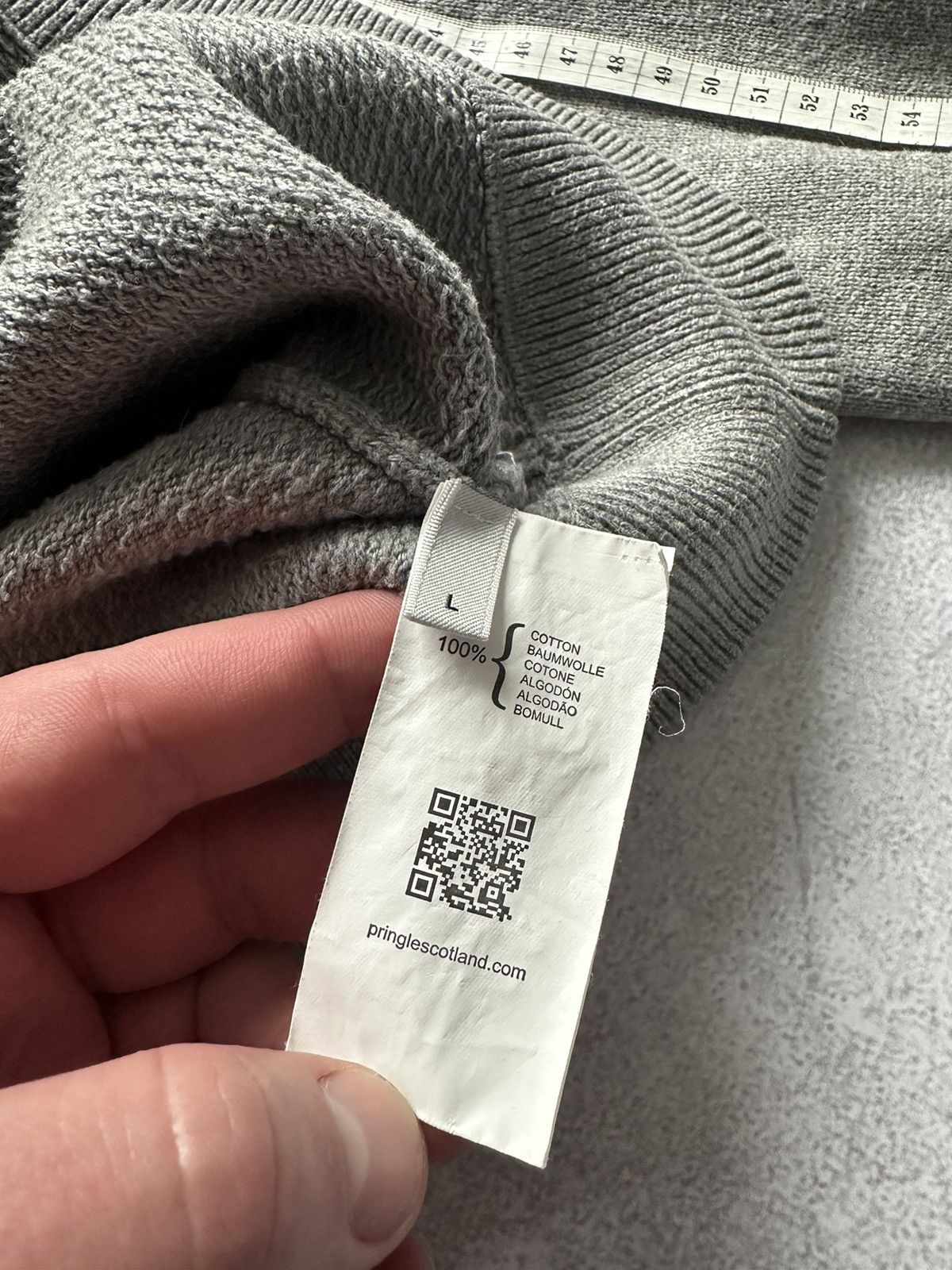 Pringle Of Scotland × Vintage Sweater Pringle Of Scotland Vintage Grey size L Size US L / EU 52-54 / 3 - 10 Thumbnail