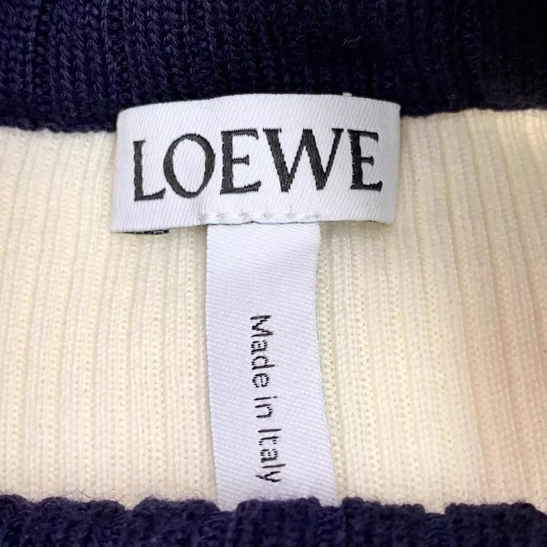 Loewe Loewe Miumium logo embroidered wool half high collar long Size M / US 6-8 / IT 42-44 - 5 Thumbnail