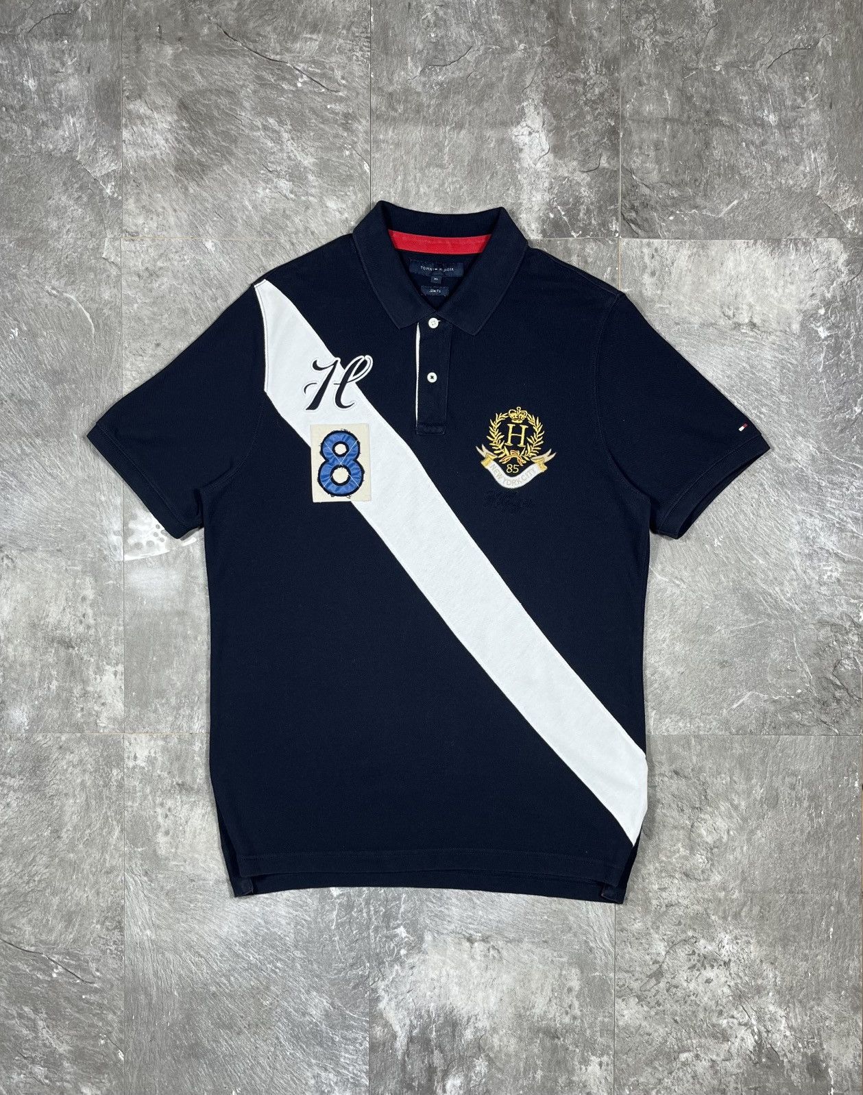 Tommy Hilfiger Tommy New York Y2k Japan Style Polo Shirt Size US XL / EU 56 / 4 - 1 Thumbnail