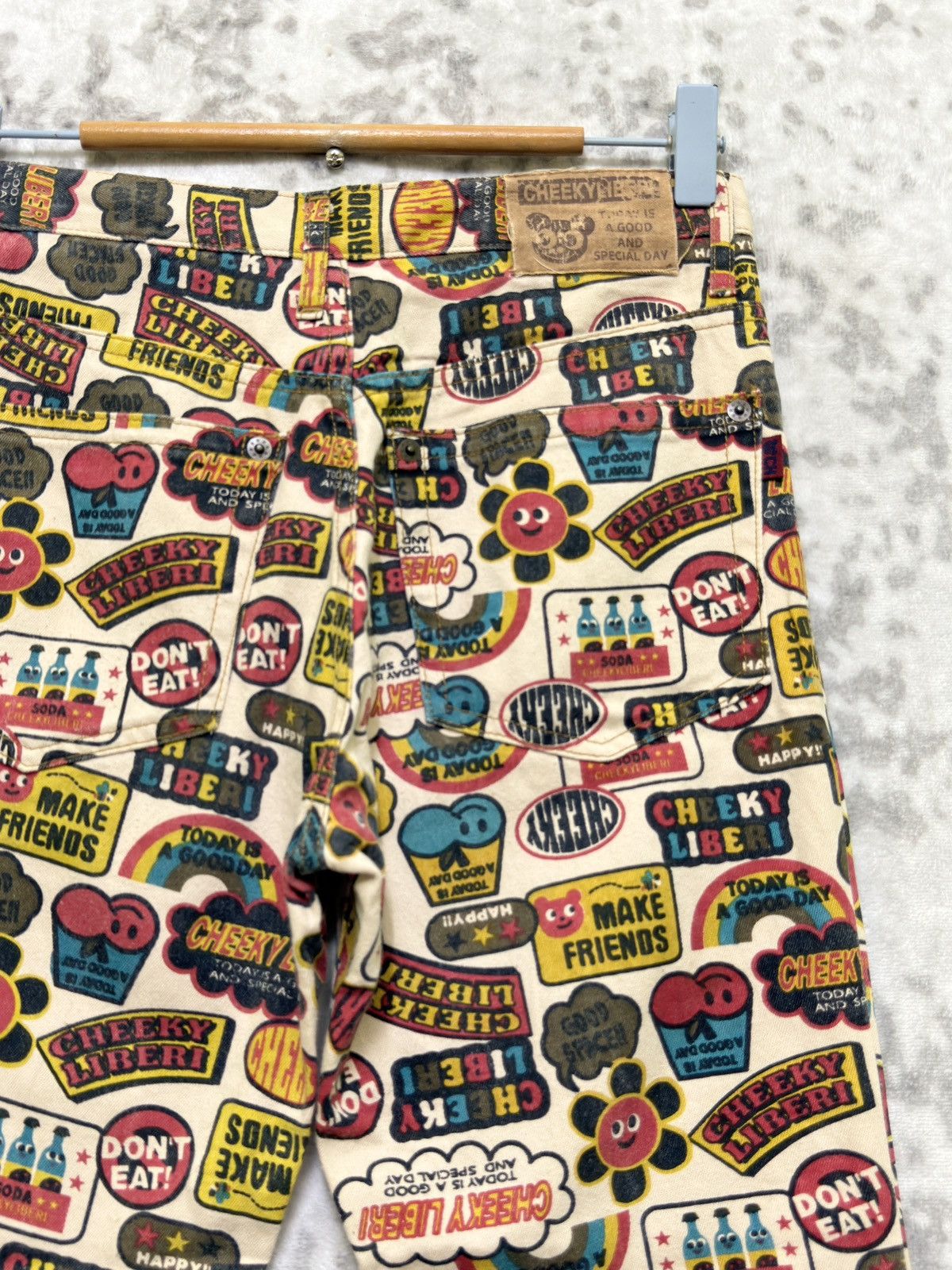 Hysteric Glamour Flare CHEEKYLIBERI Over Print Hysteric Style Design Pant Size US 26 / EU 42 - 11 Thumbnail