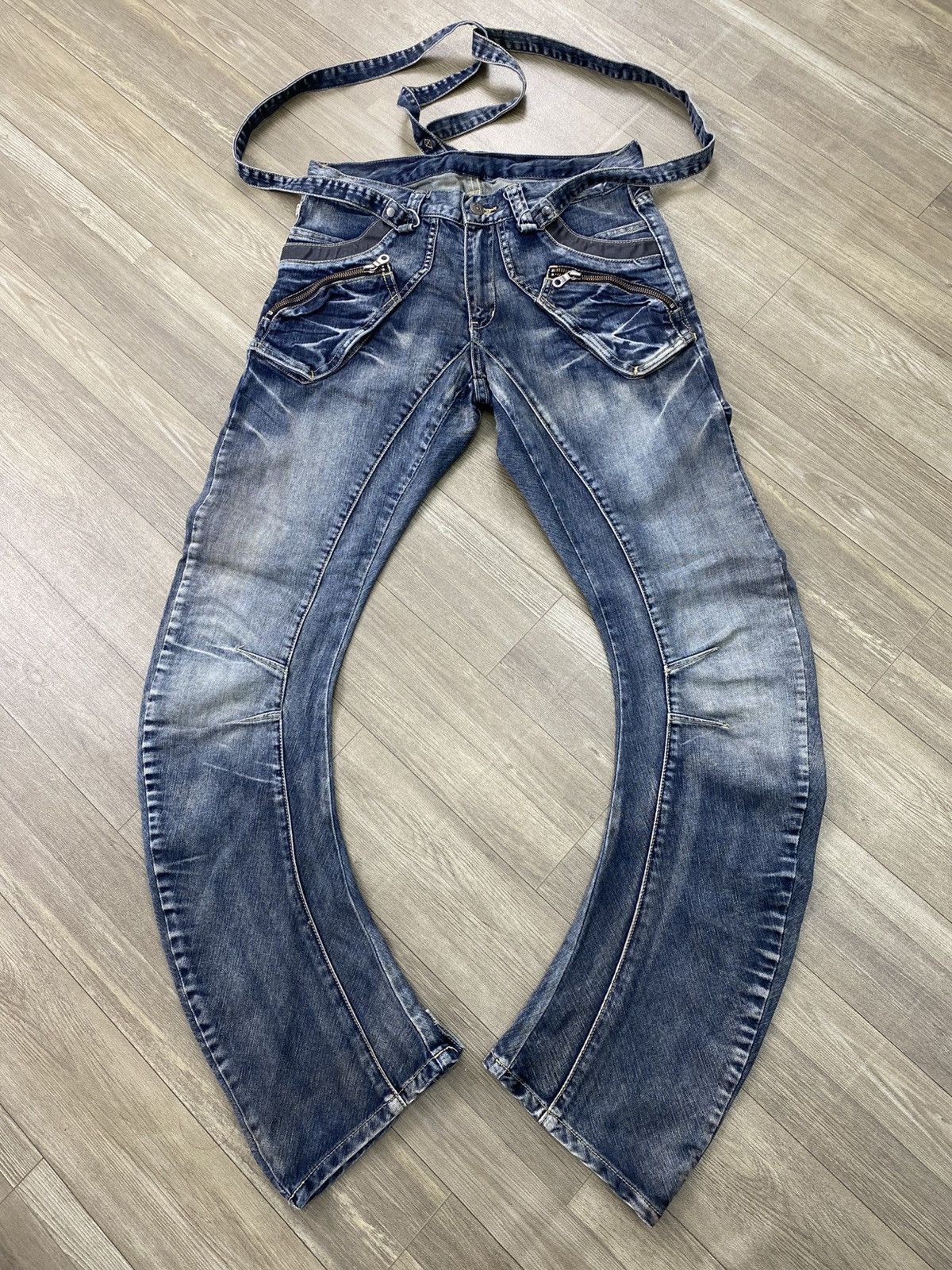 Japanese Brand × PPFM × Tornado Mart PPFM J-Cut Curve Denim | Grailed